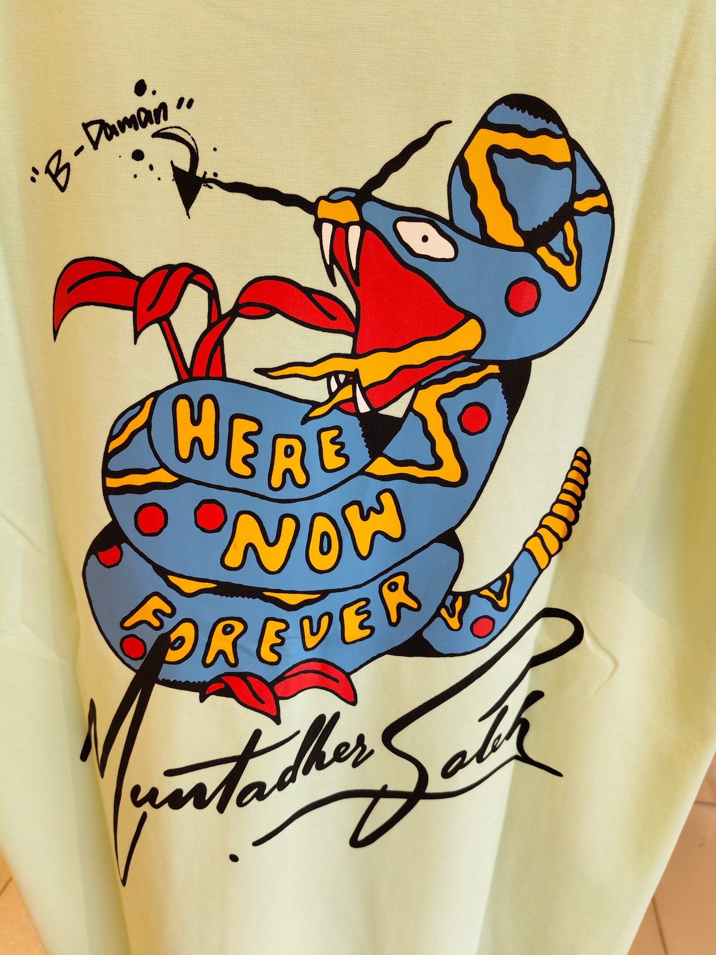 NEXT Printed Oversized Fit Round Neck T-shirt (Medium)