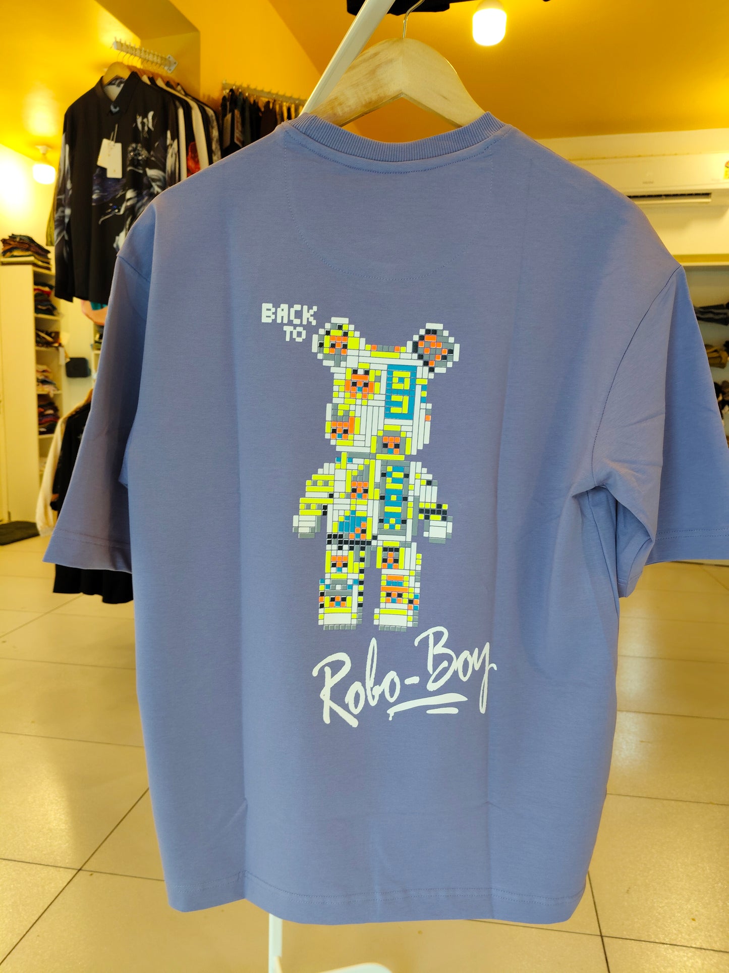 NEXT Printed Oversized Fit Round Neck T-shirt (Medium)