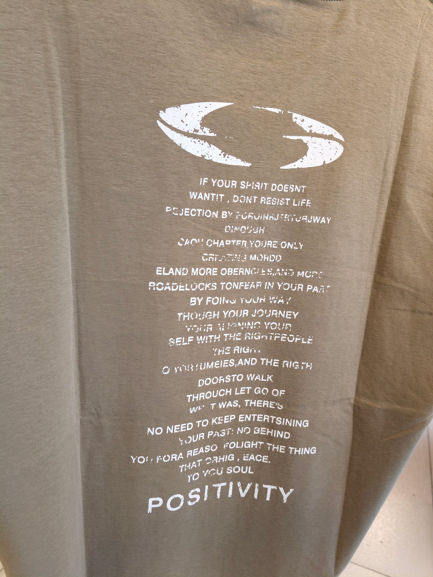 NEXT Printed Oversized Fit Round Neck T-shirt (Large)