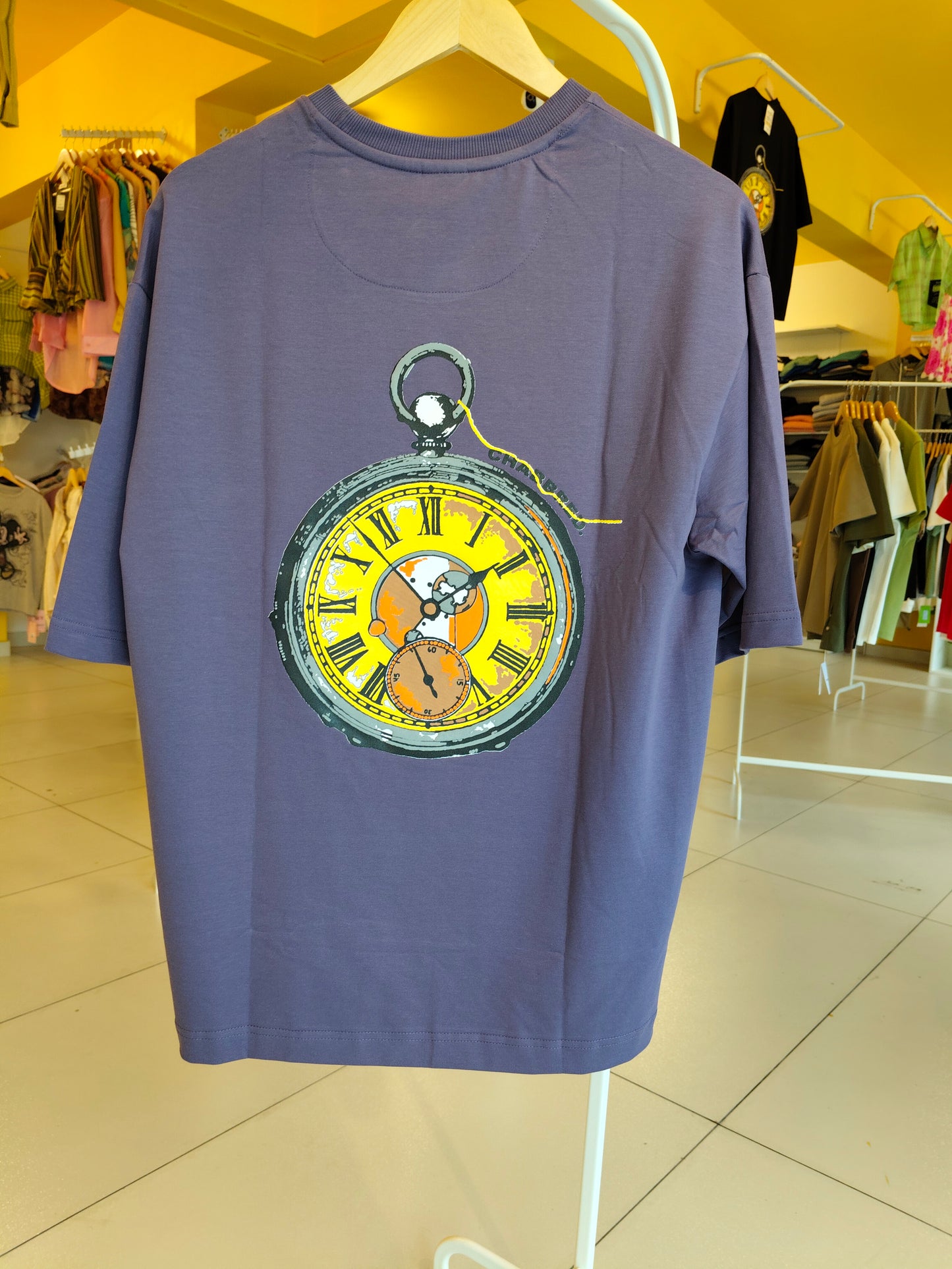 NEXT Printed Oversized Fit Round Neck T-shirt (Large)