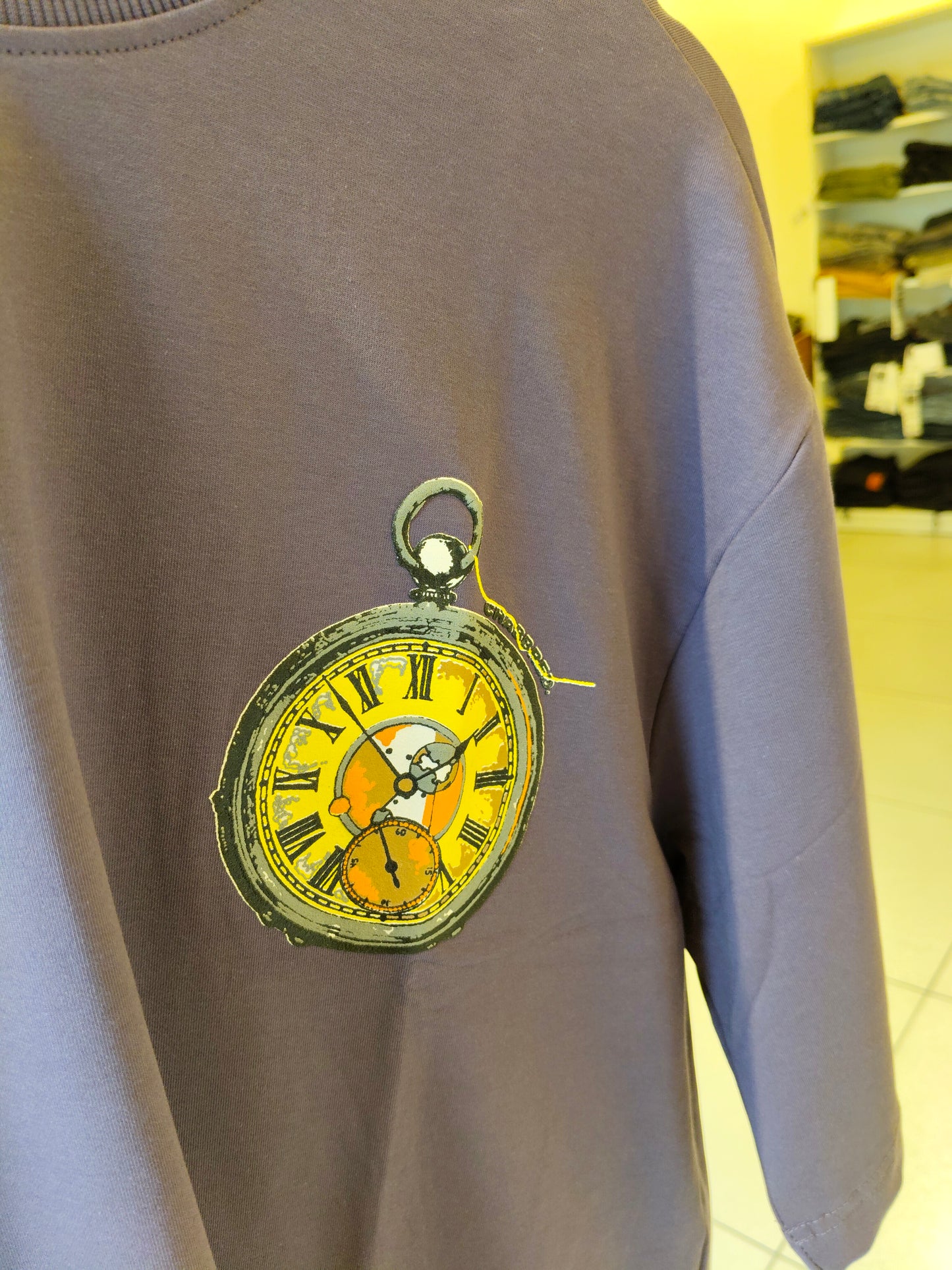 NEXT Printed Oversized Fit Round Neck T-shirt (Large)