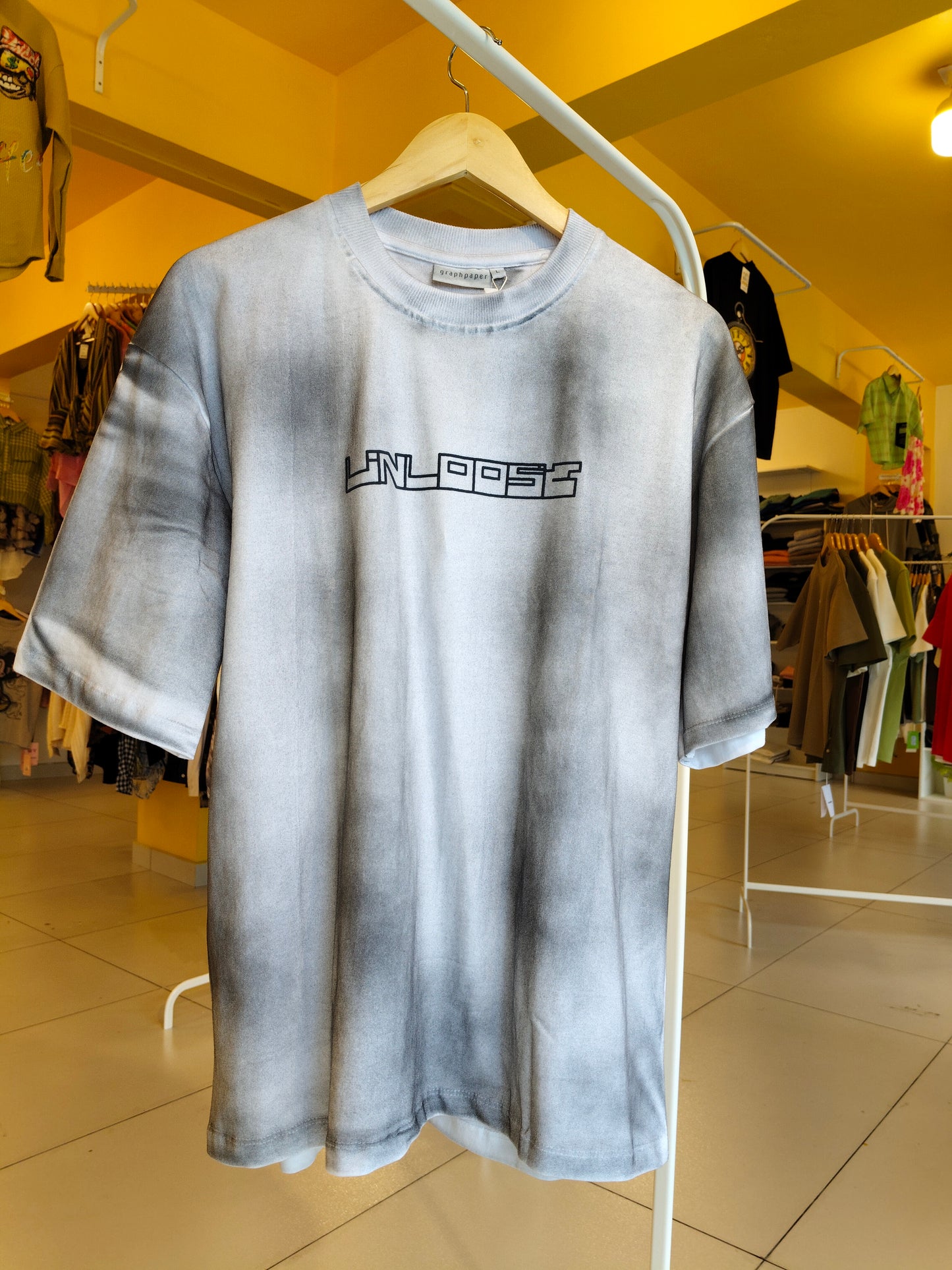 NEXT Printed Oversized Fit Round Neck T-shirt (Large)