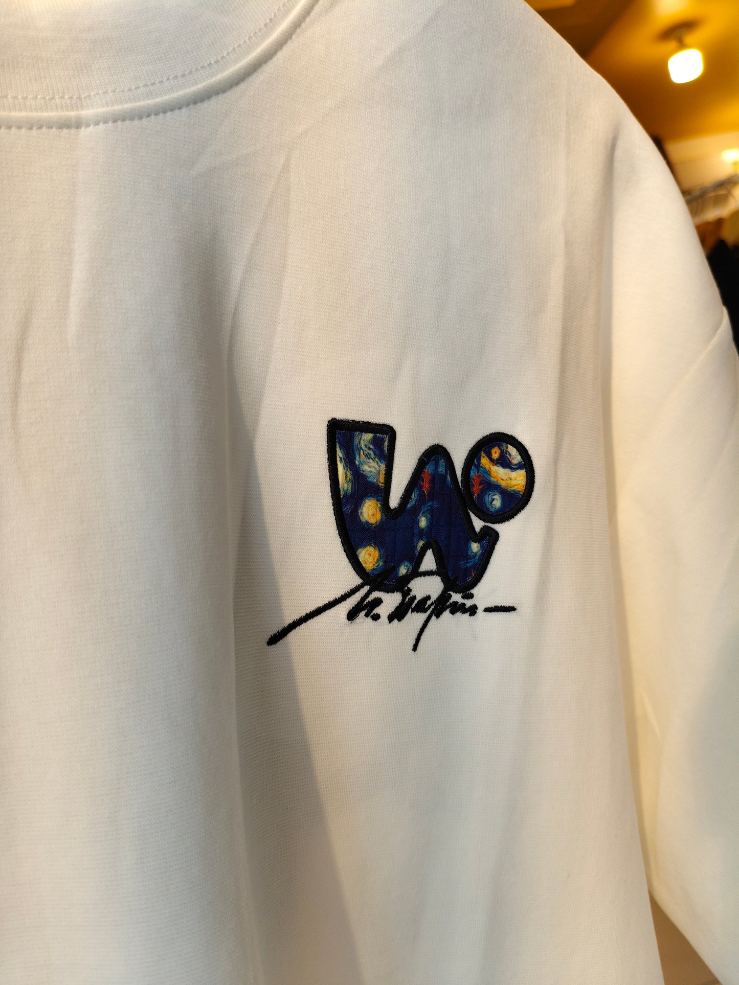 NEXT Printed Oversized Fit Round Neck T-shirt (Large)