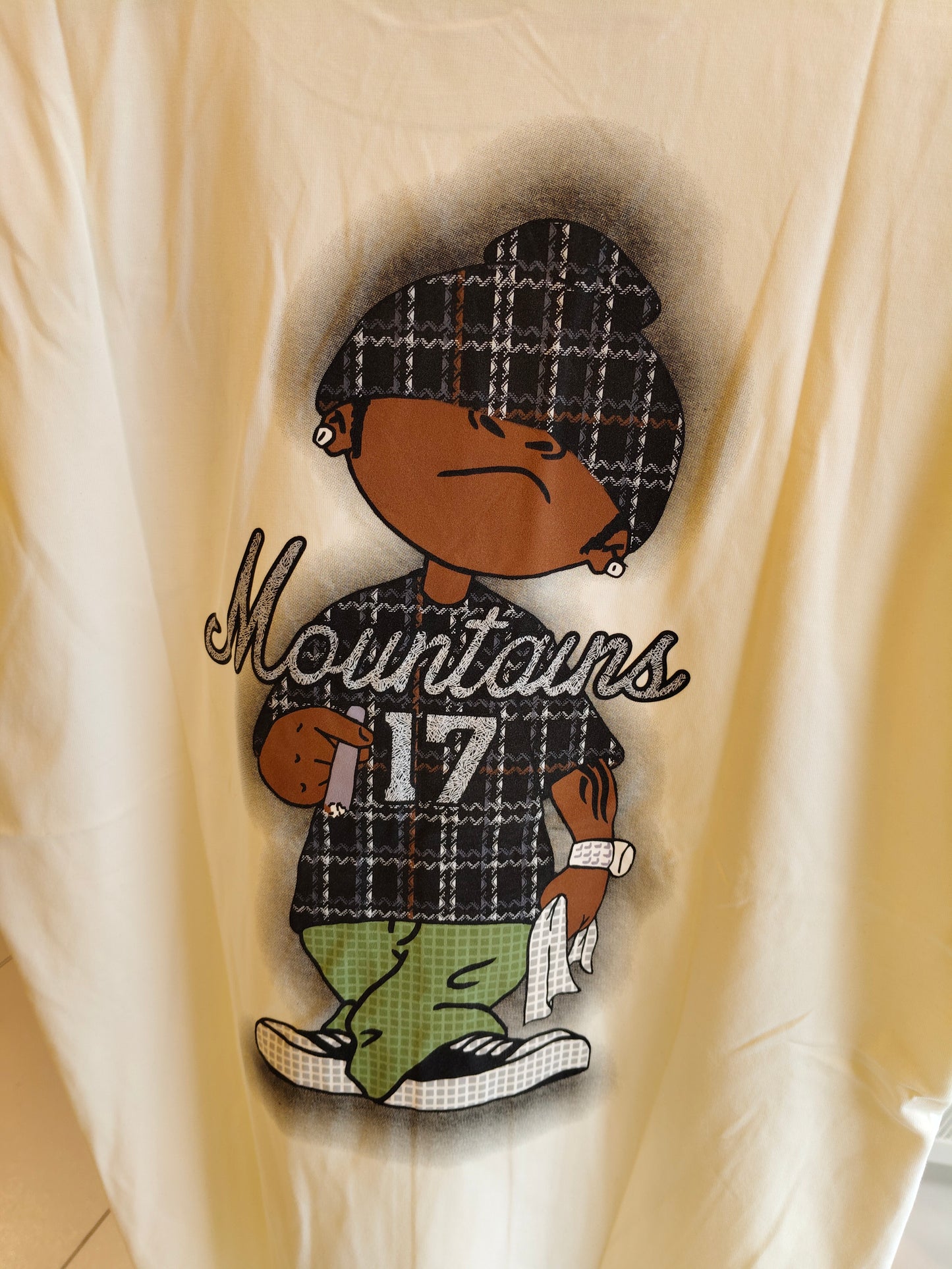NEXT Printed Oversized Fit Round Neck T-shirt (Large)