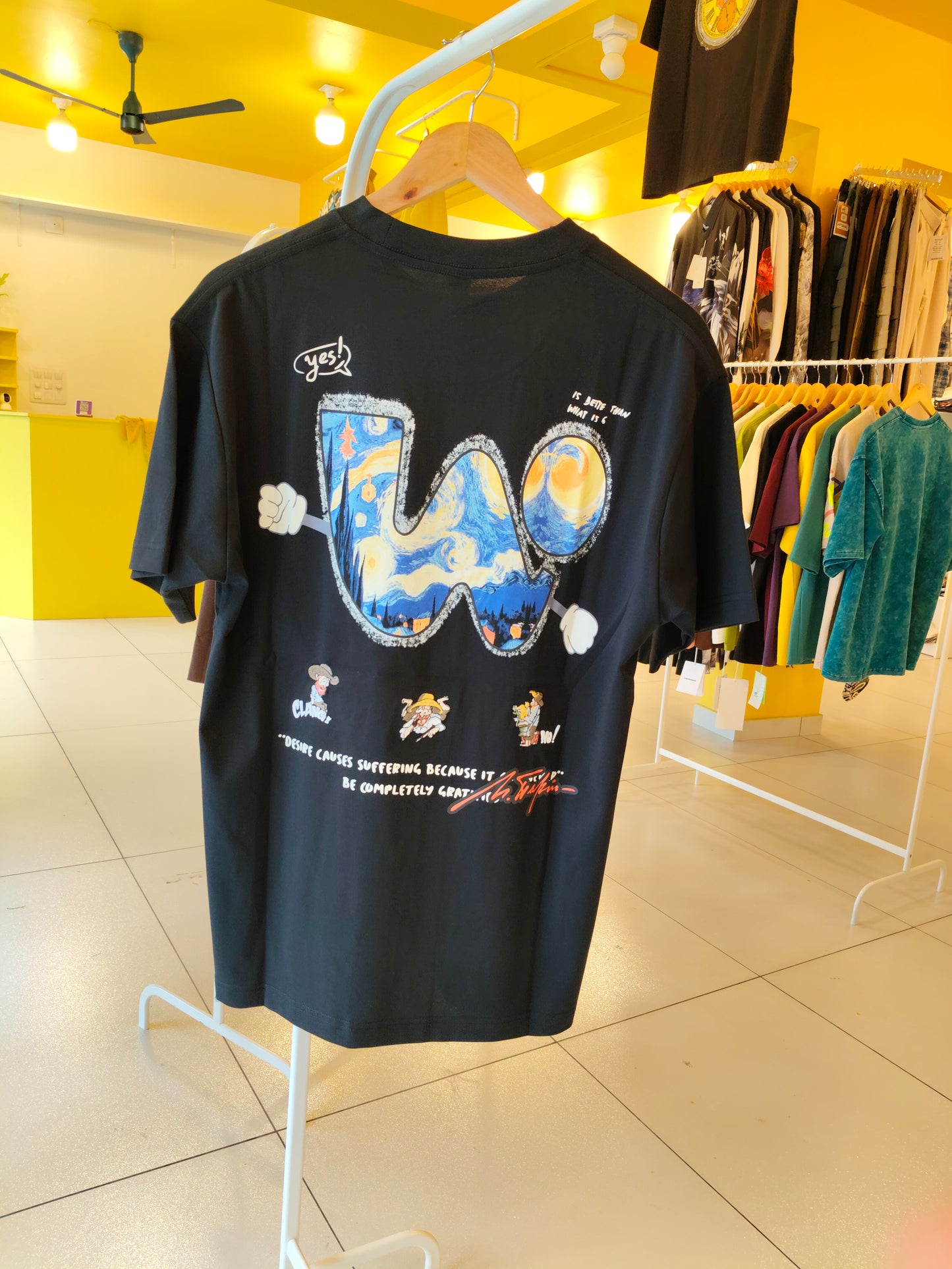 NEXT Printed Oversized Fit Round Neck T-shirt (Large)