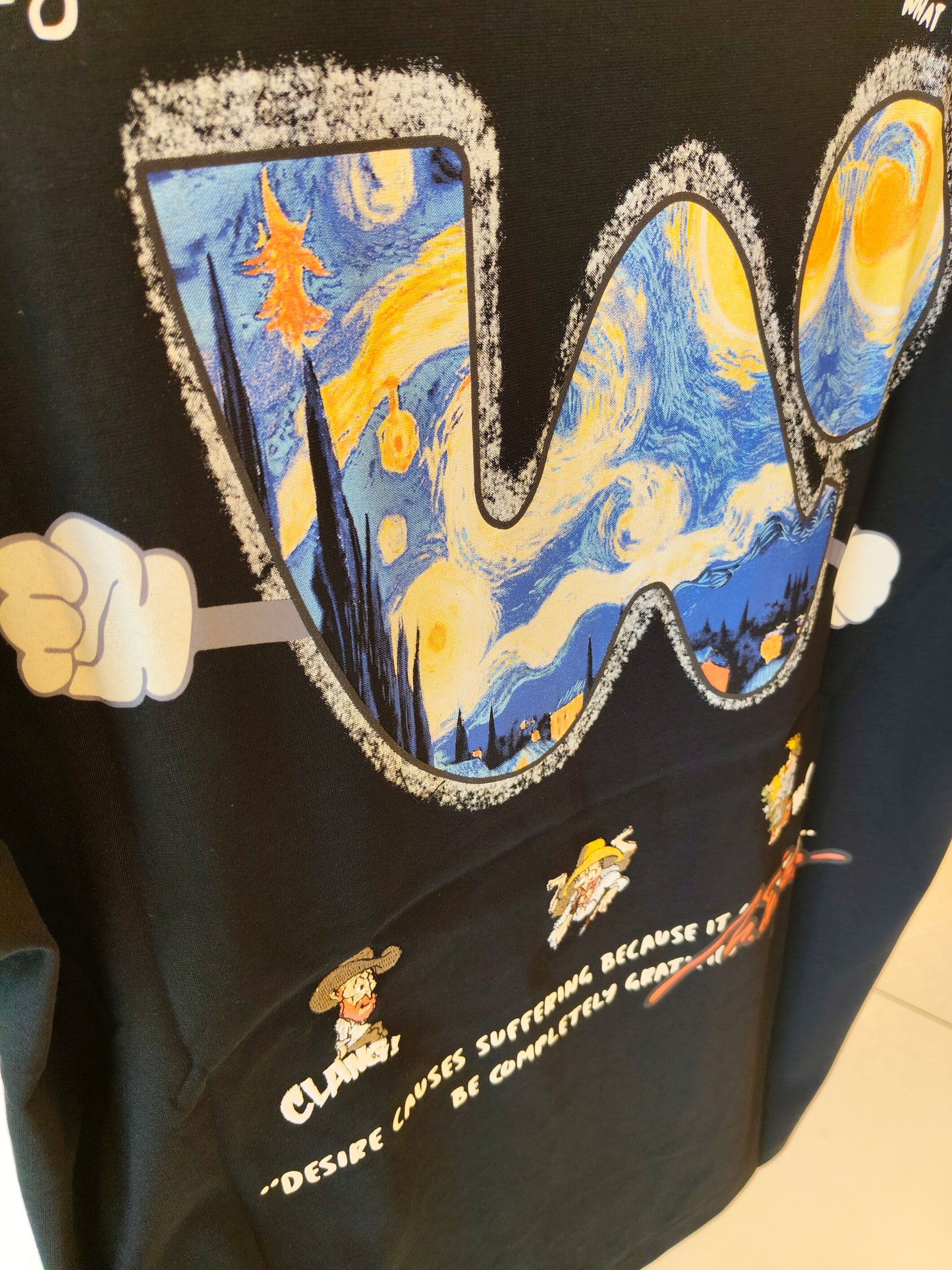 NEXT Printed Oversized Fit Round Neck T-shirt (Large)