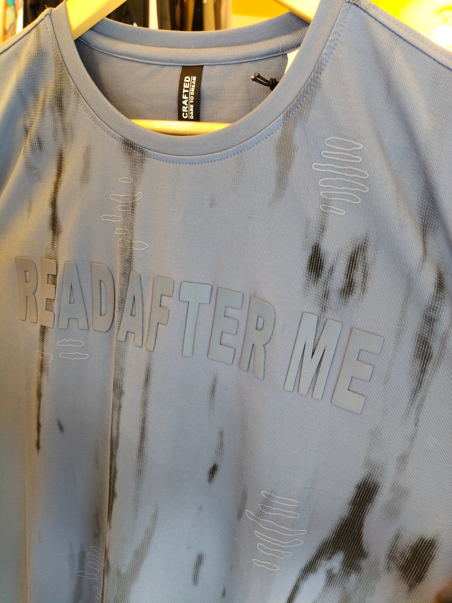 NEXT Printed Oversized Fit Round Neck T-shirt (XL)