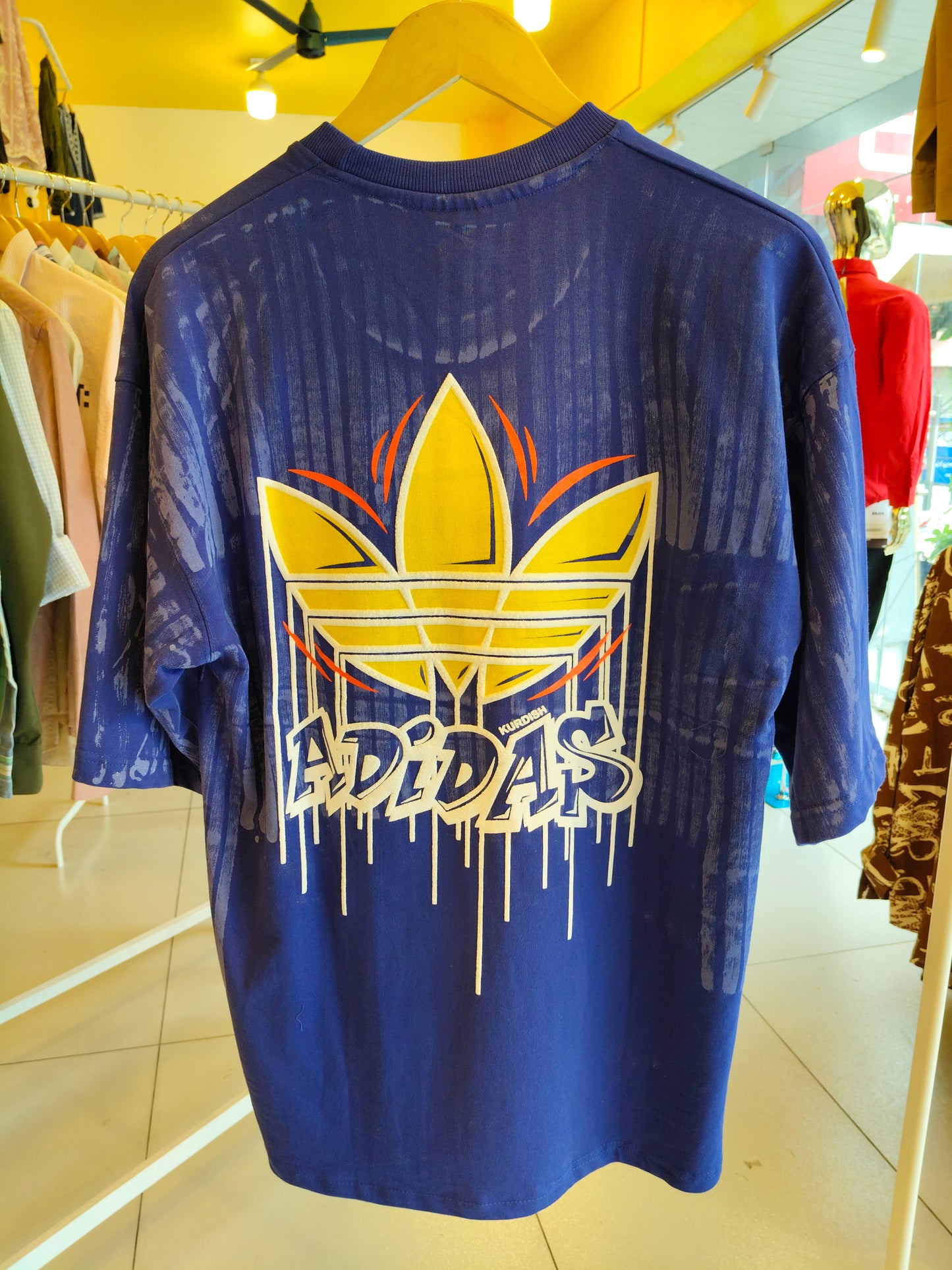NEXT Printed Oversized Fit Round Neck T-shirt (XL)