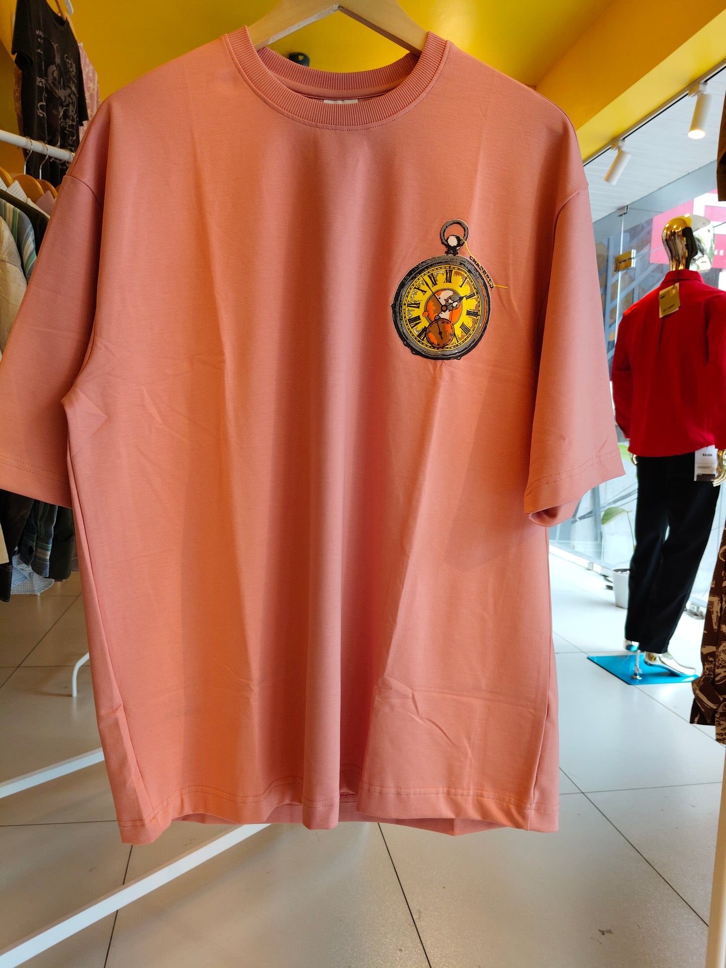 NEXT Printed Oversized Fit Round Neck T-shirt (XL)