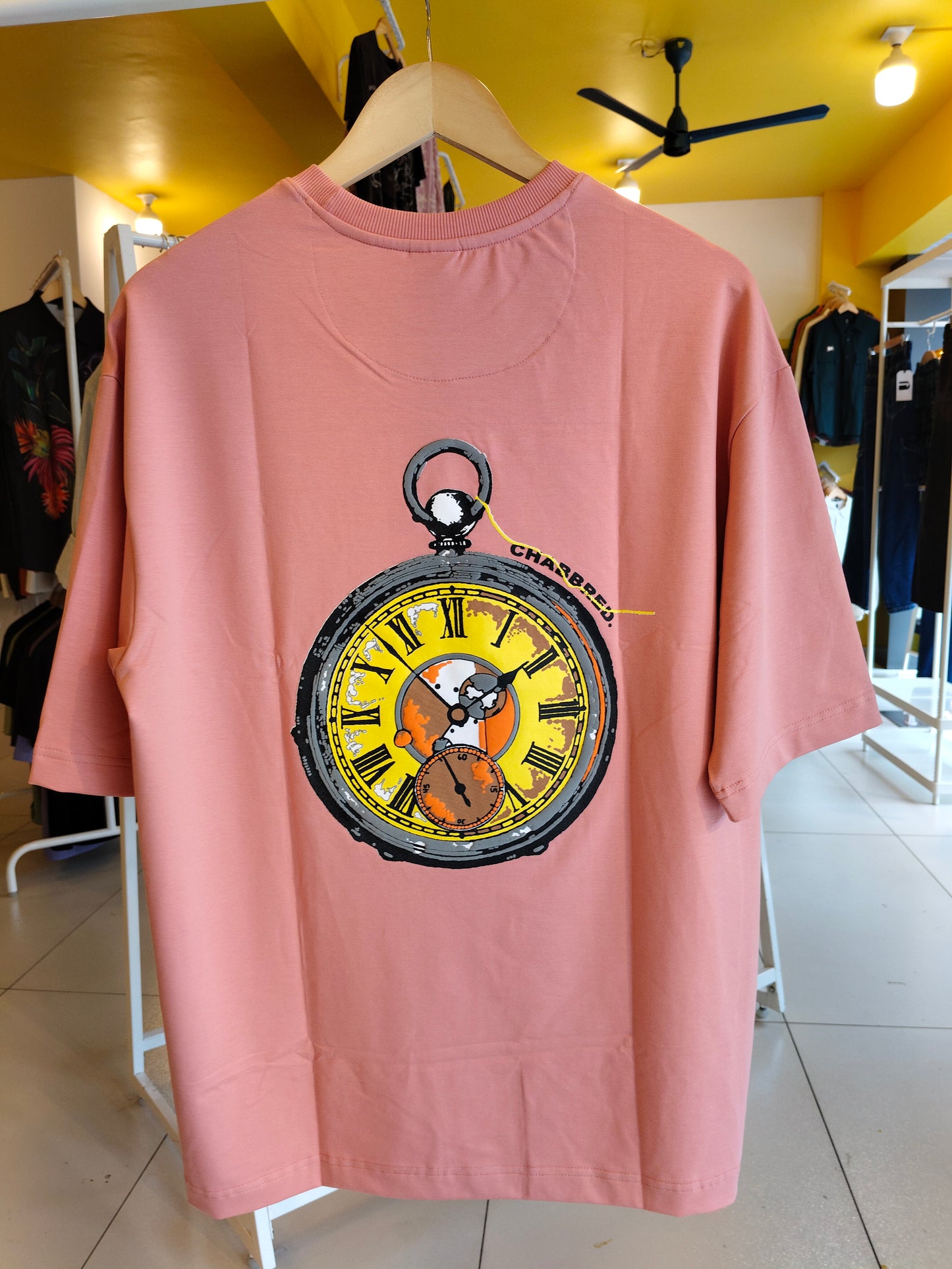NEXT Printed Oversized Fit Round Neck T-shirt (XL)
