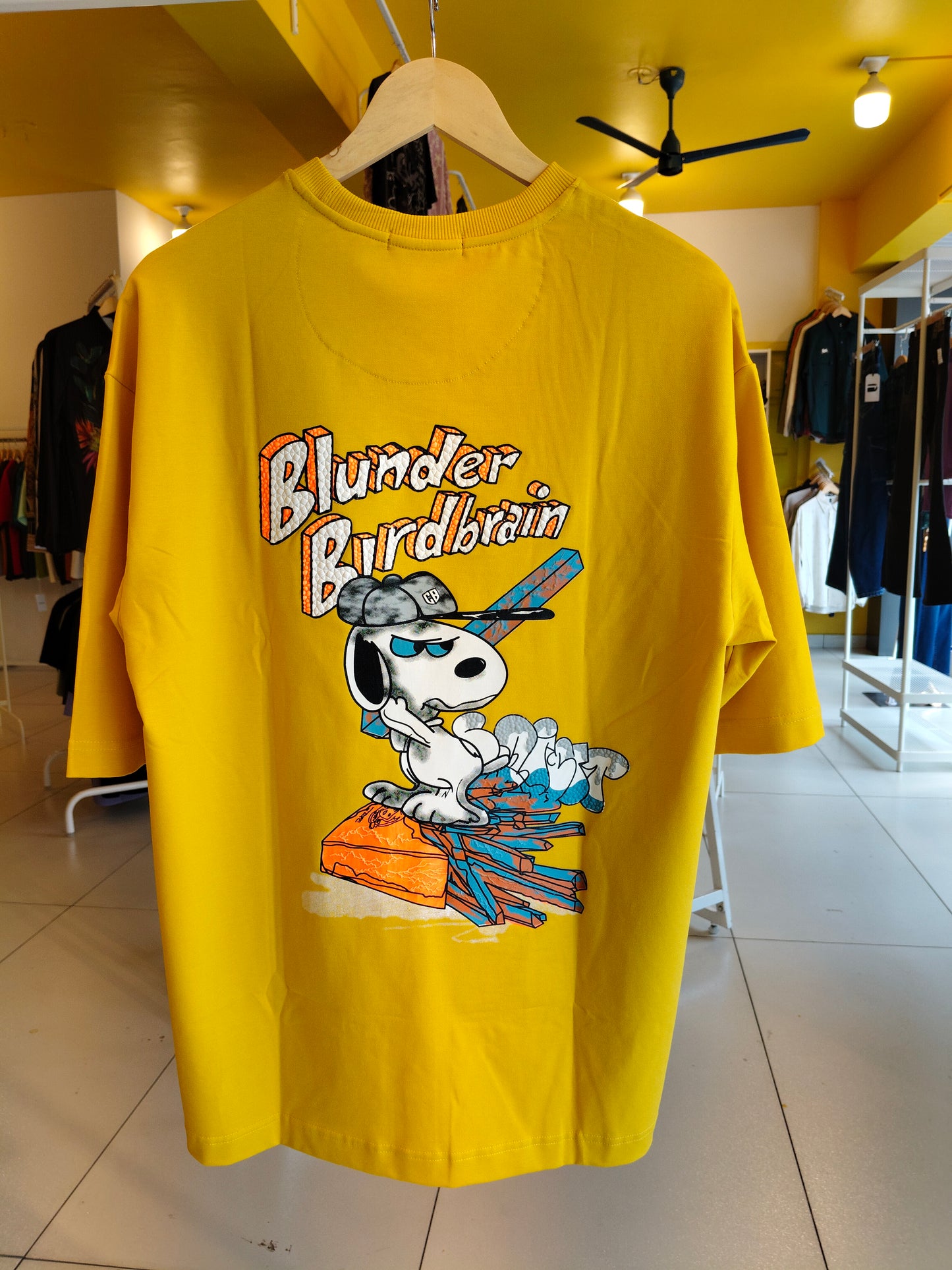 NEXT Printed Oversized Fit Round Neck T-shirt (XL)