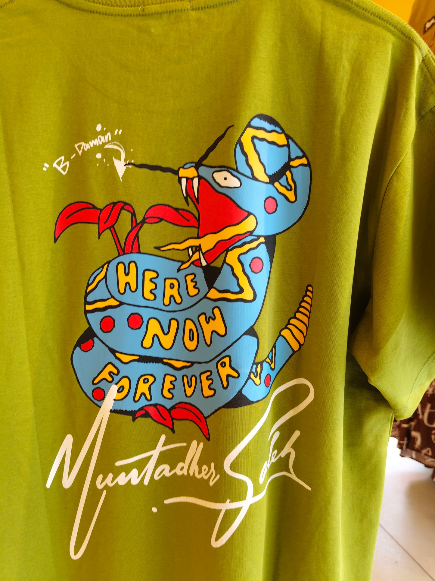 NEXT Printed Oversized Fit Round Neck T-shirt (XL)