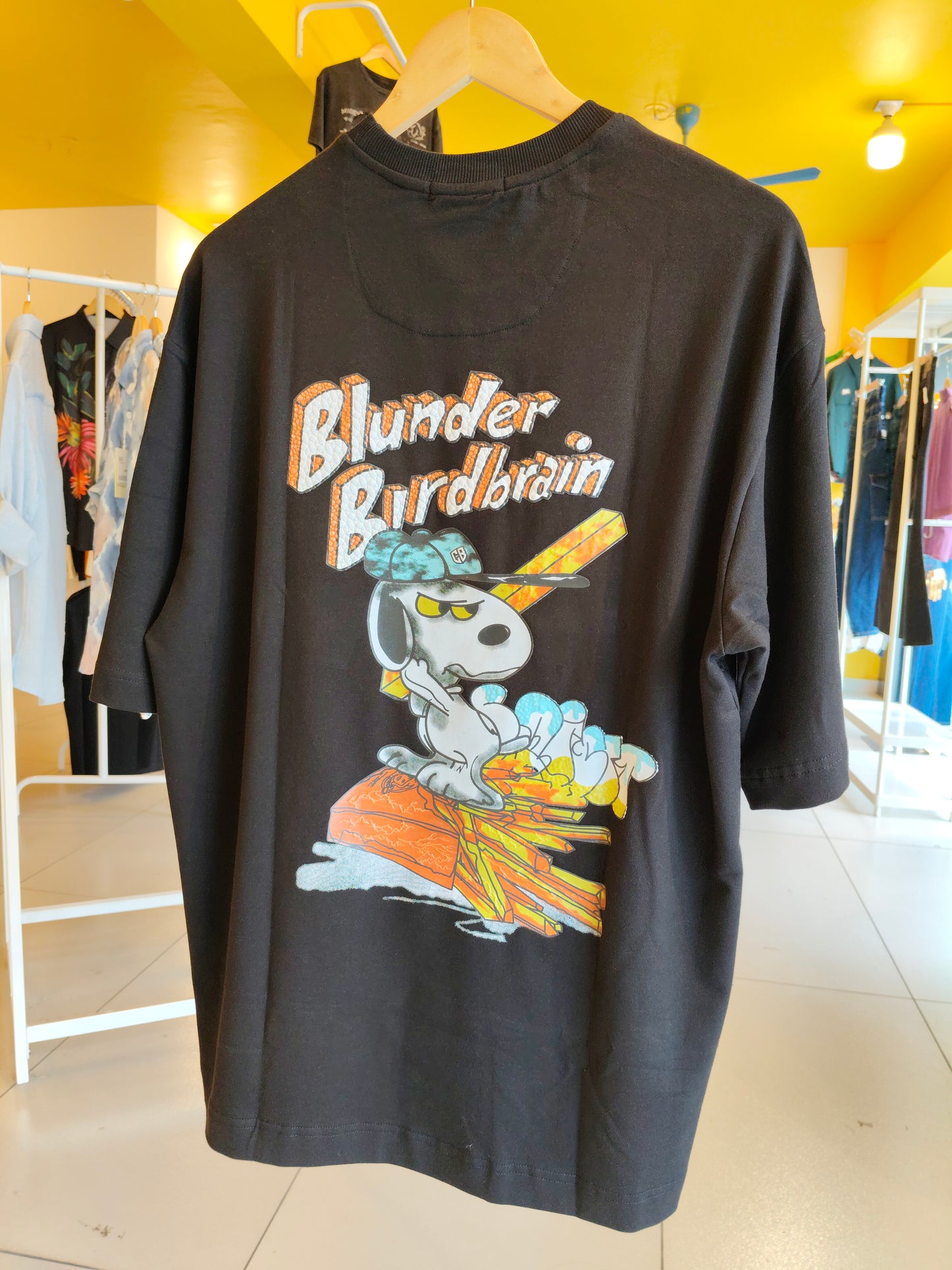 NEXT Printed Oversized Fit Round Neck T-shirt (XL)