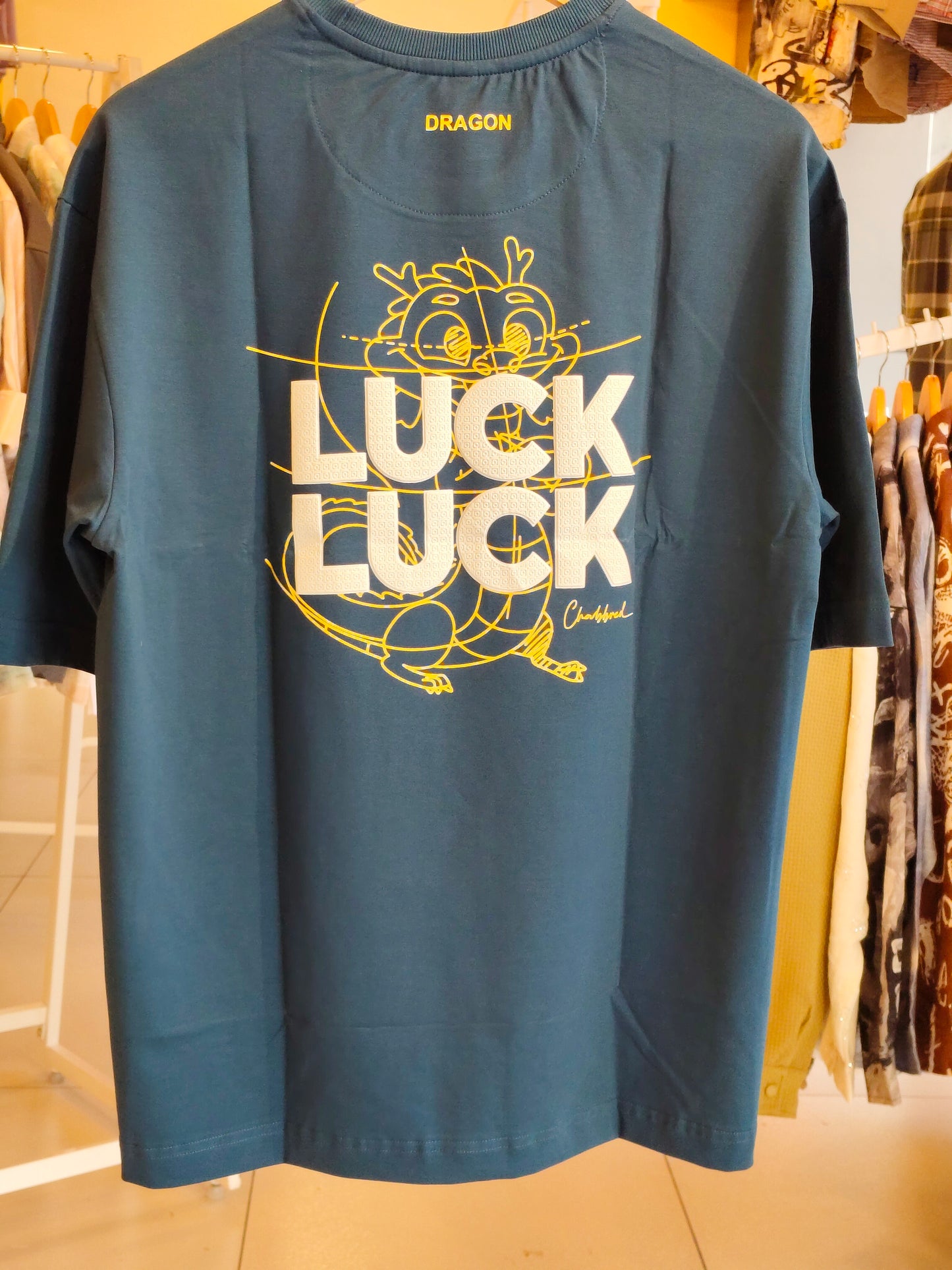 NEXT Printed Oversized Fit Round Neck T-shirt (Large)