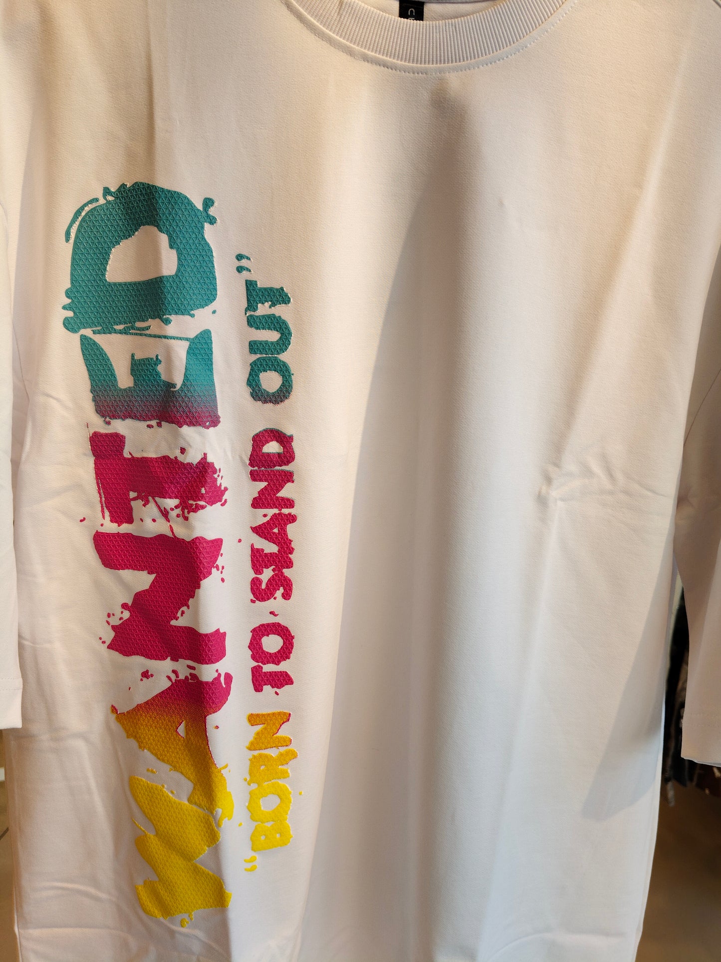NEXT Printed Oversized Fit Round Neck T-shirt (XL)