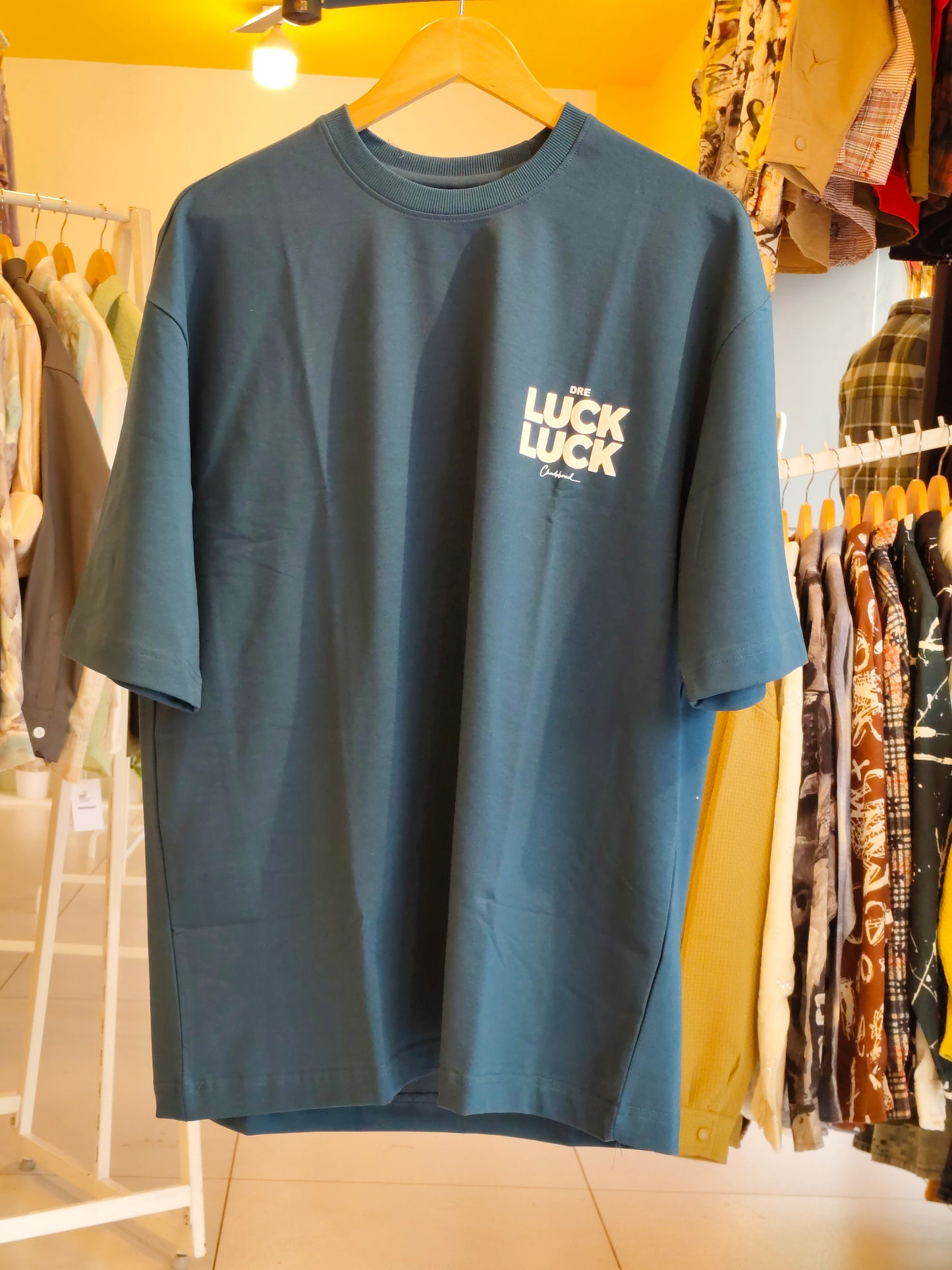 NEXT Printed Oversized Fit Round Neck T-shirt (XL)