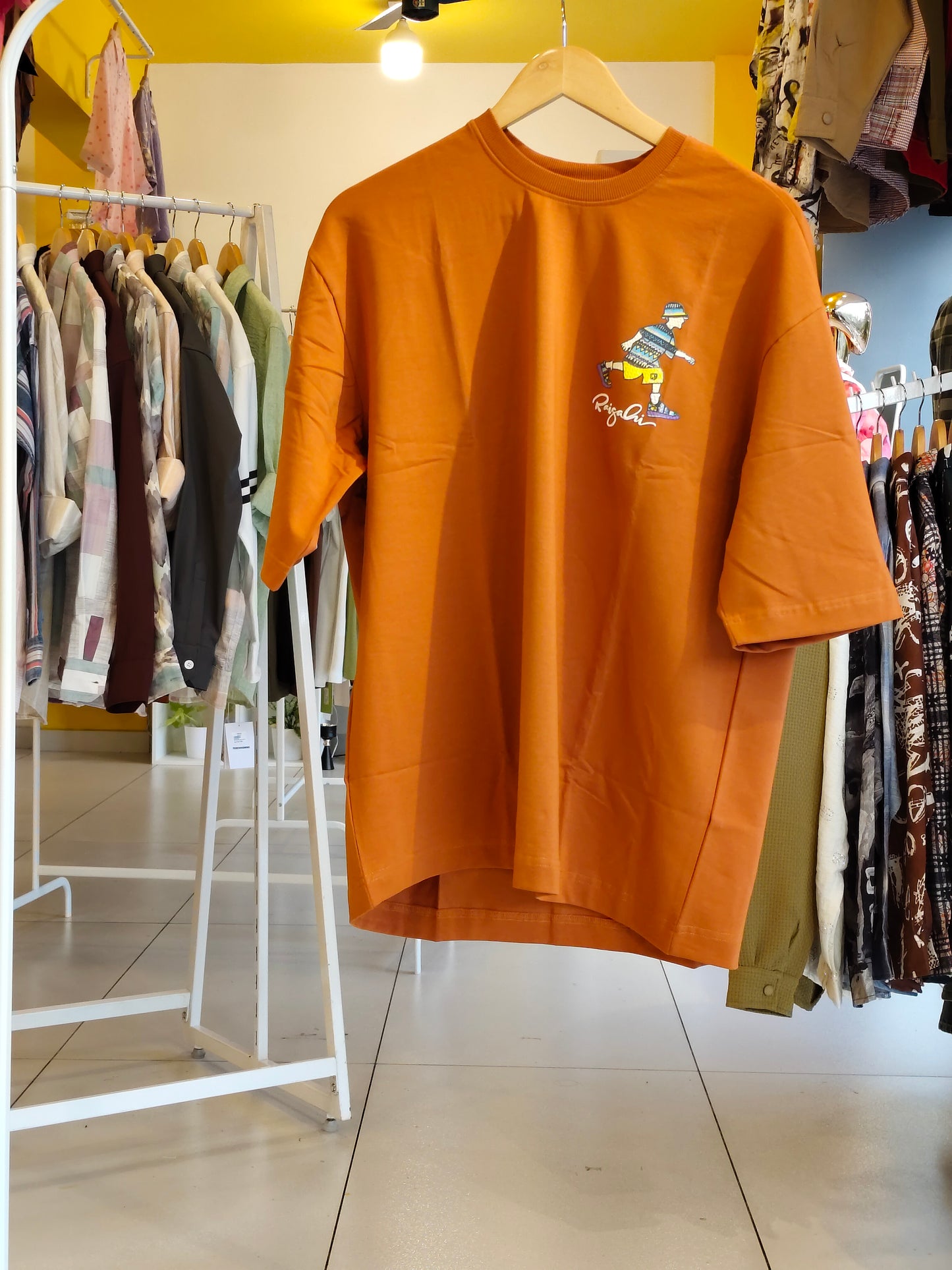 NEXT Printed Oversized Fit Round Neck T-shirt (XL)