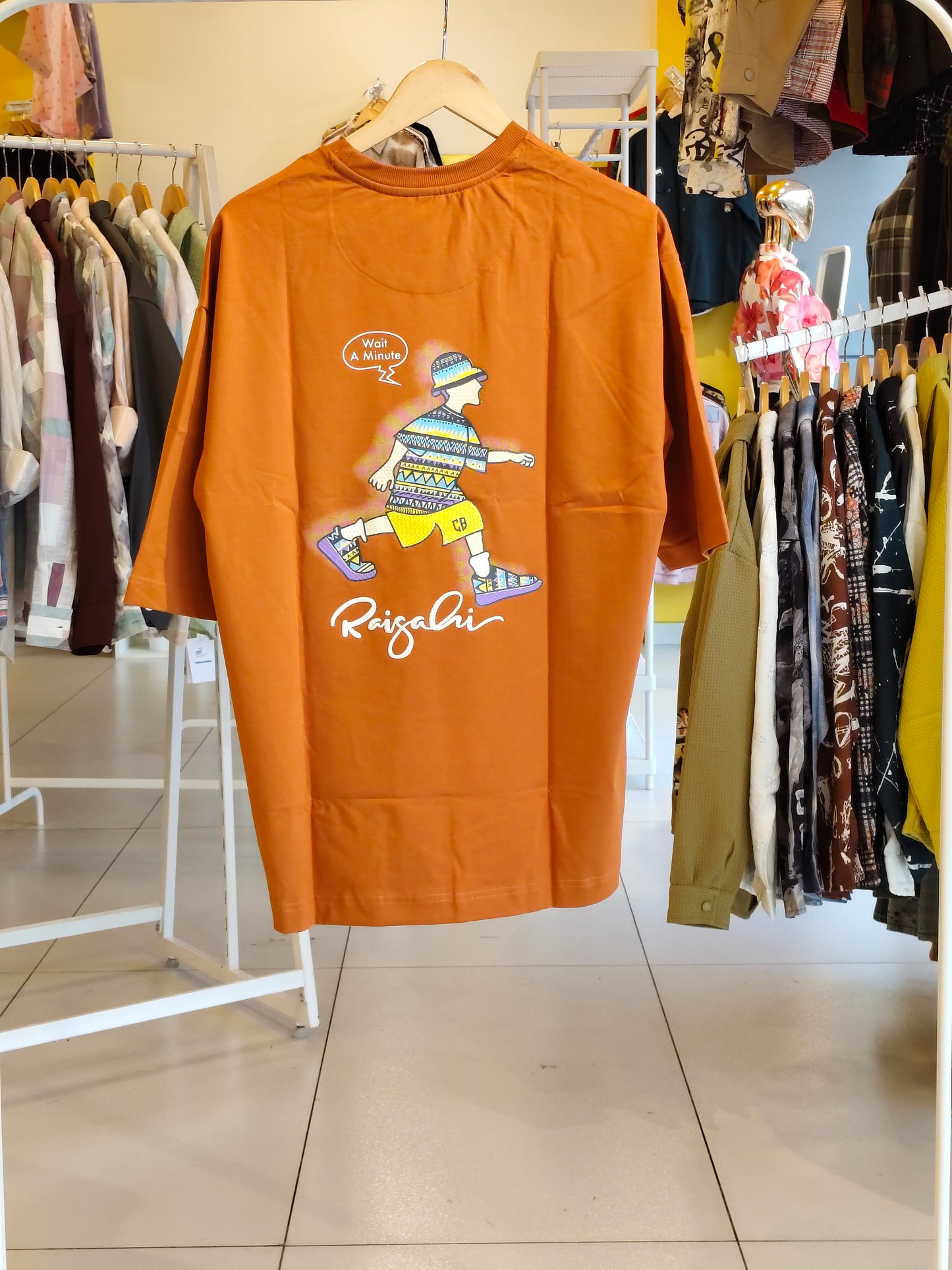 NEXT Printed Oversized Fit Round Neck T-shirt (XL)