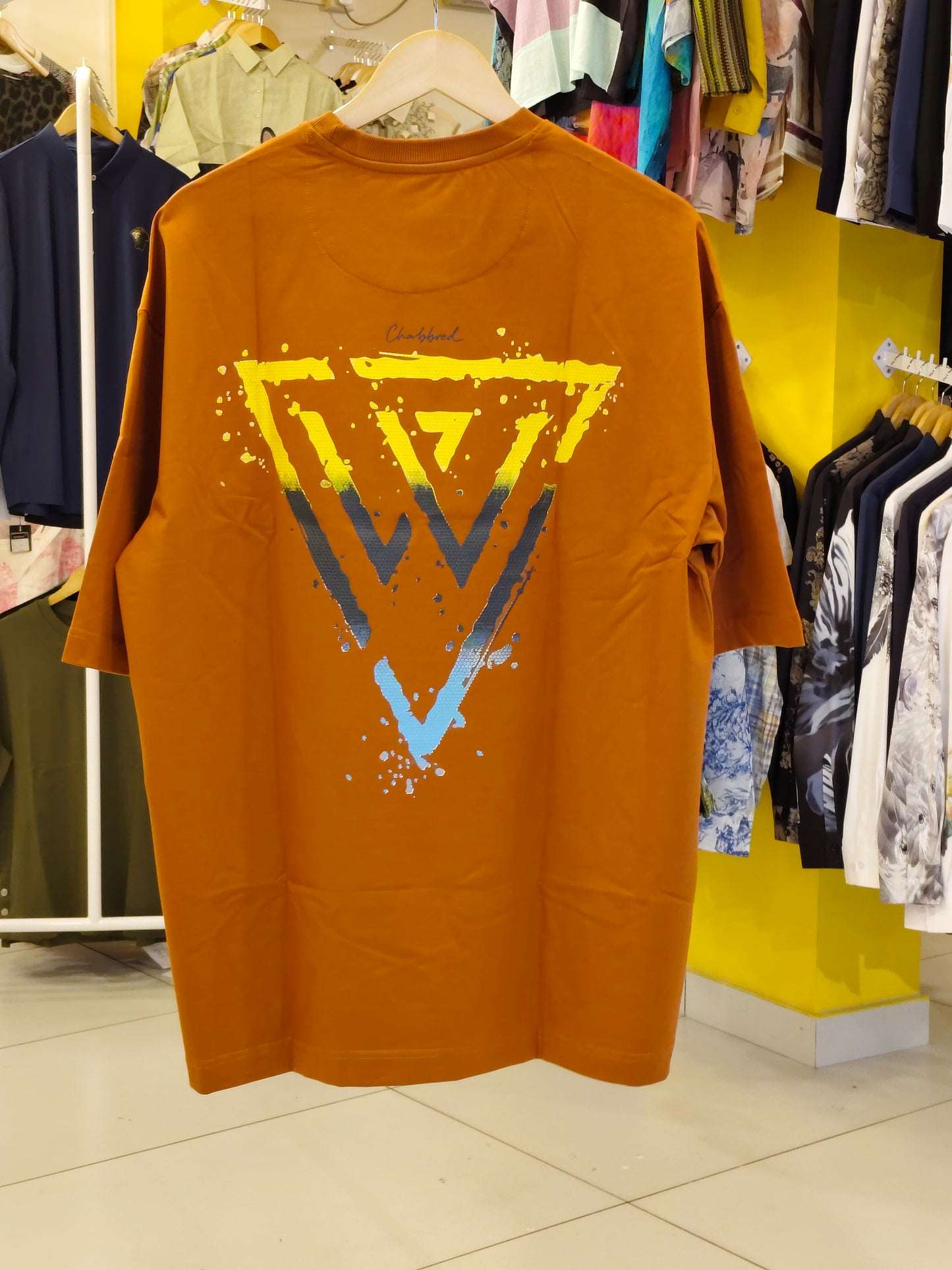 NEXT Printed Oversized Fit Round Neck T-shirt (XXL)
