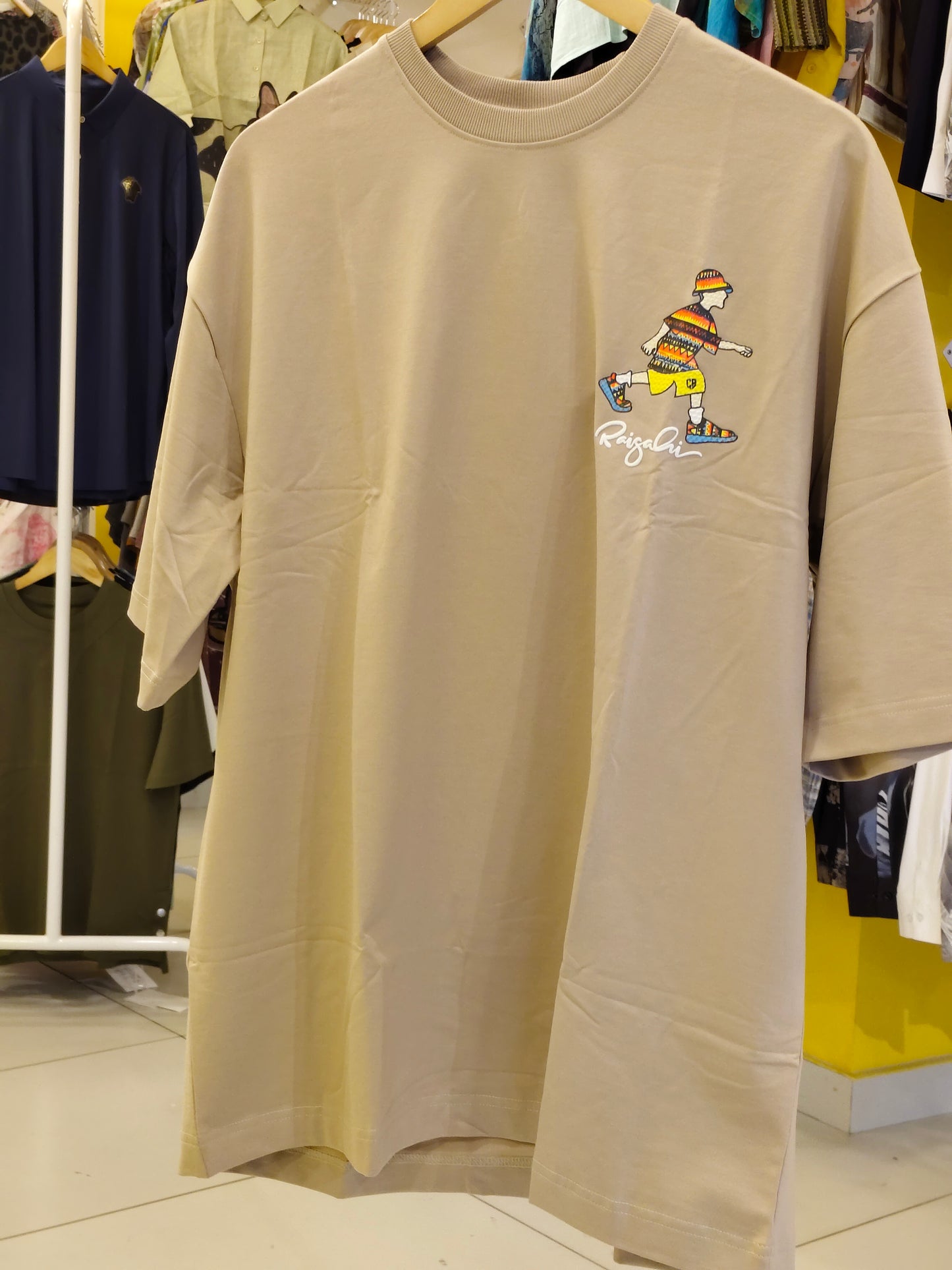 NEXT Printed Oversized Fit Round Neck T-shirt (XXL)