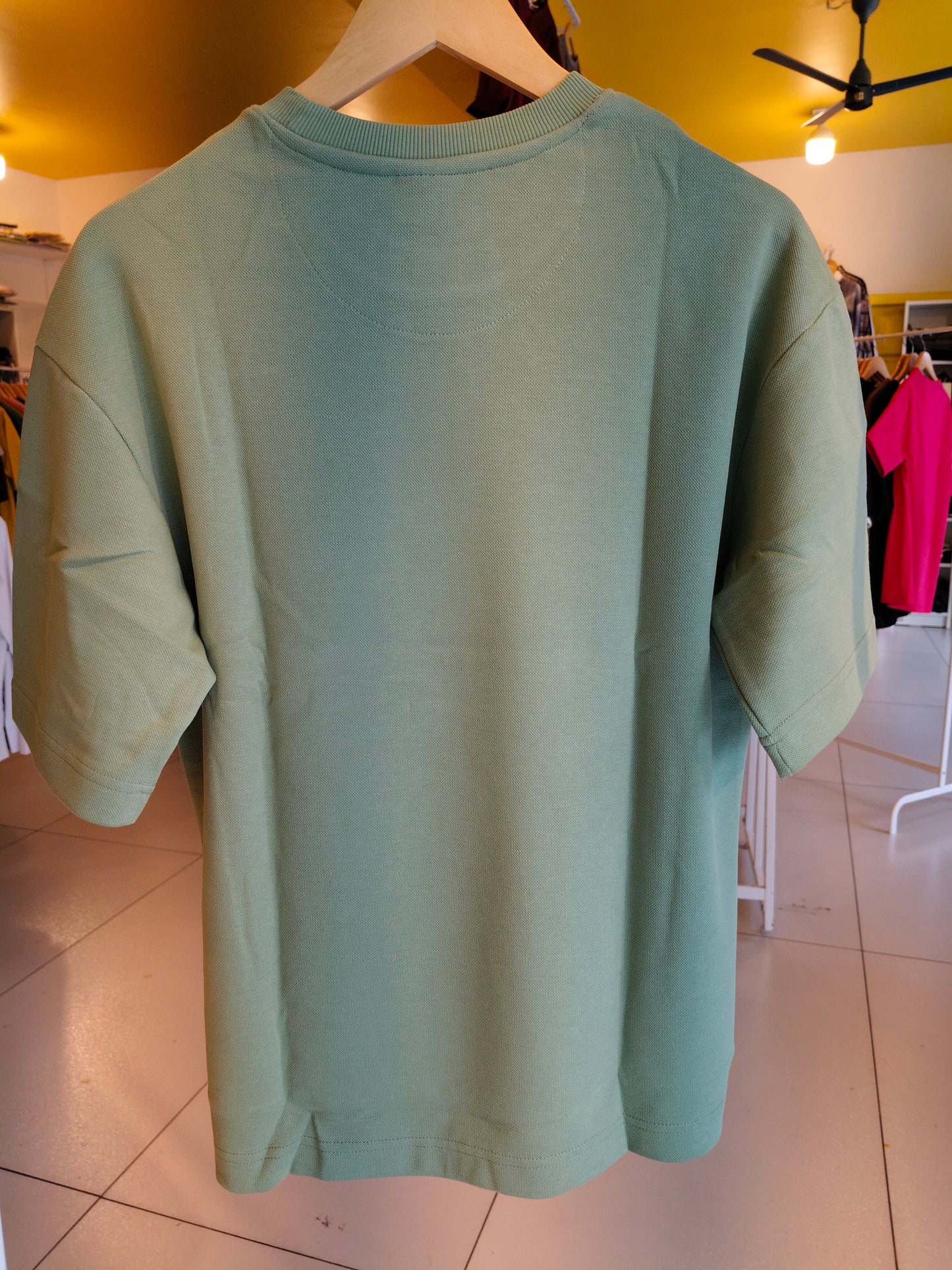 NEXT Printed Oversized Fit Round Neck T-shirt (Medium)