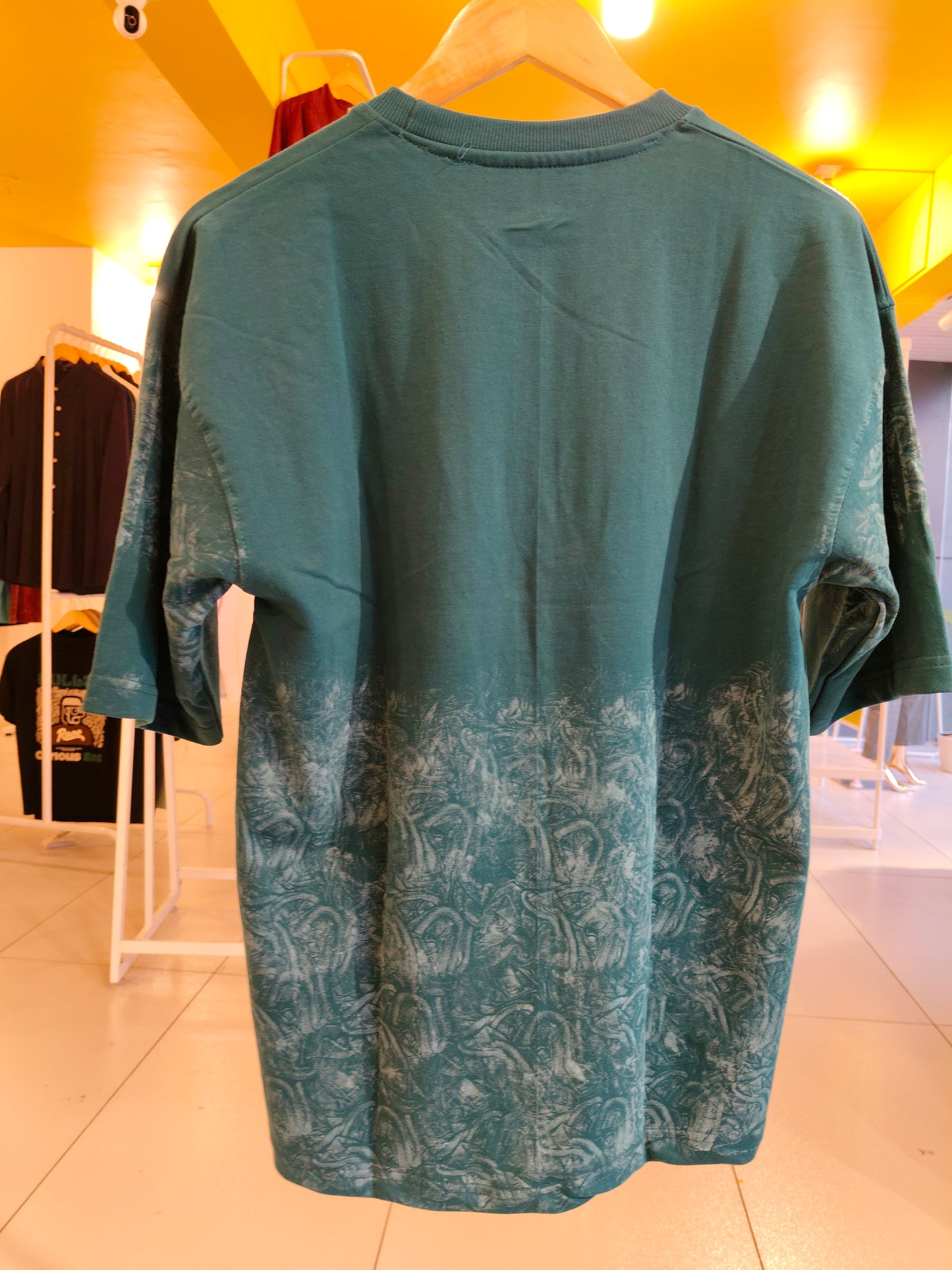 NEXT Printed Oversized Fit Round Neck T-shirt (Medium)