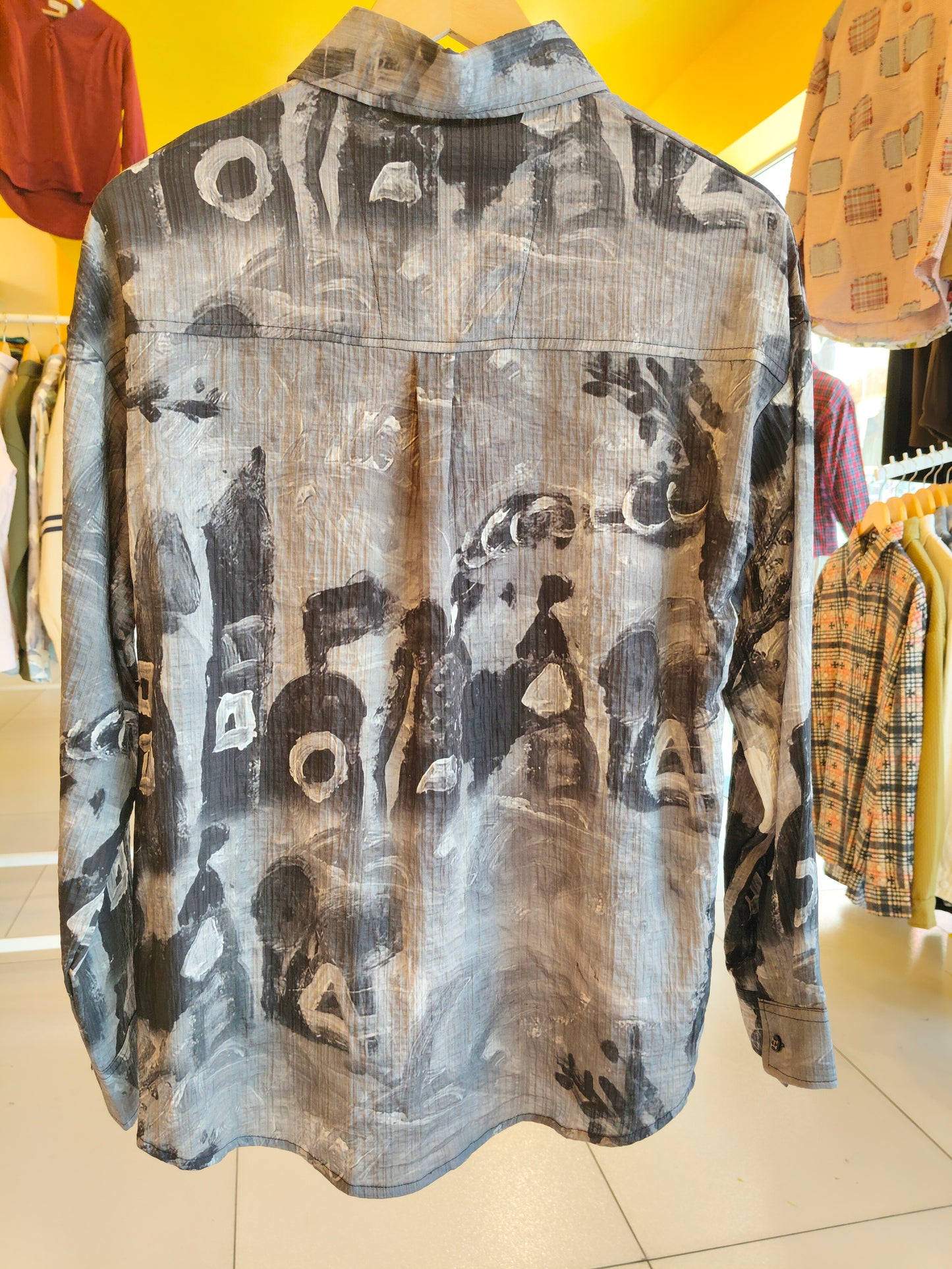 NEXT Printed Oversized Fit Shirt (Large)
