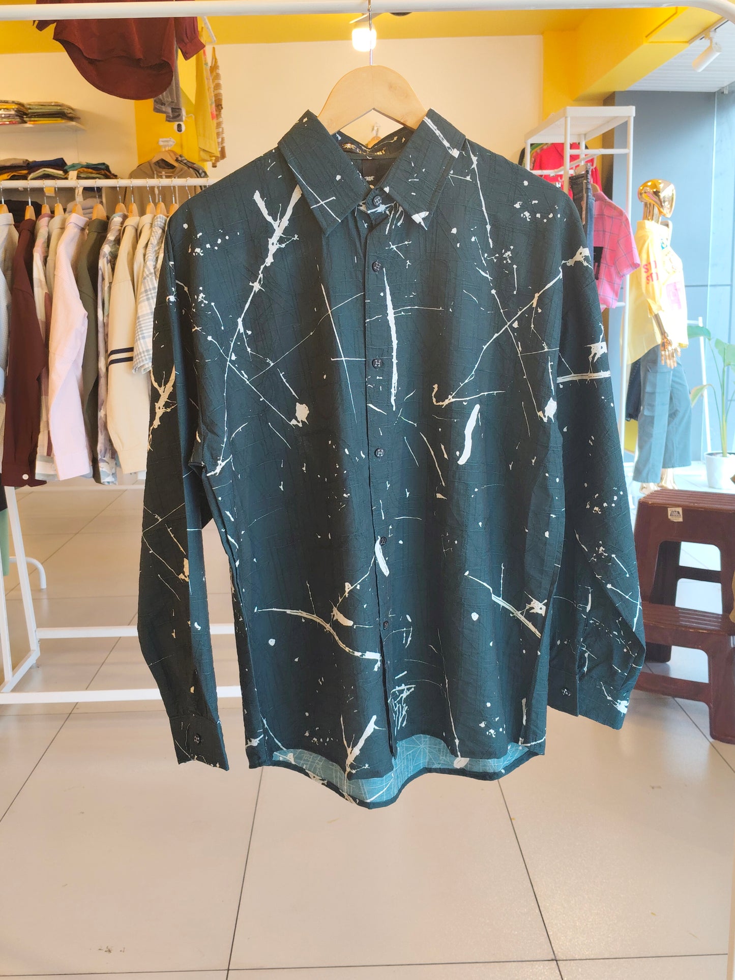 NEXT Printed Oversized Fit Shirt (Large)