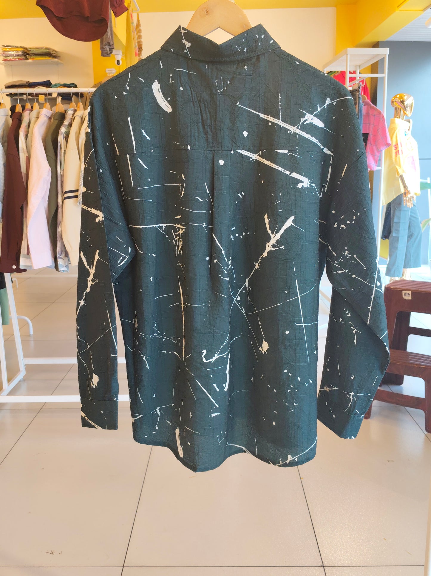 NEXT Printed Oversized Fit Shirt (Large)