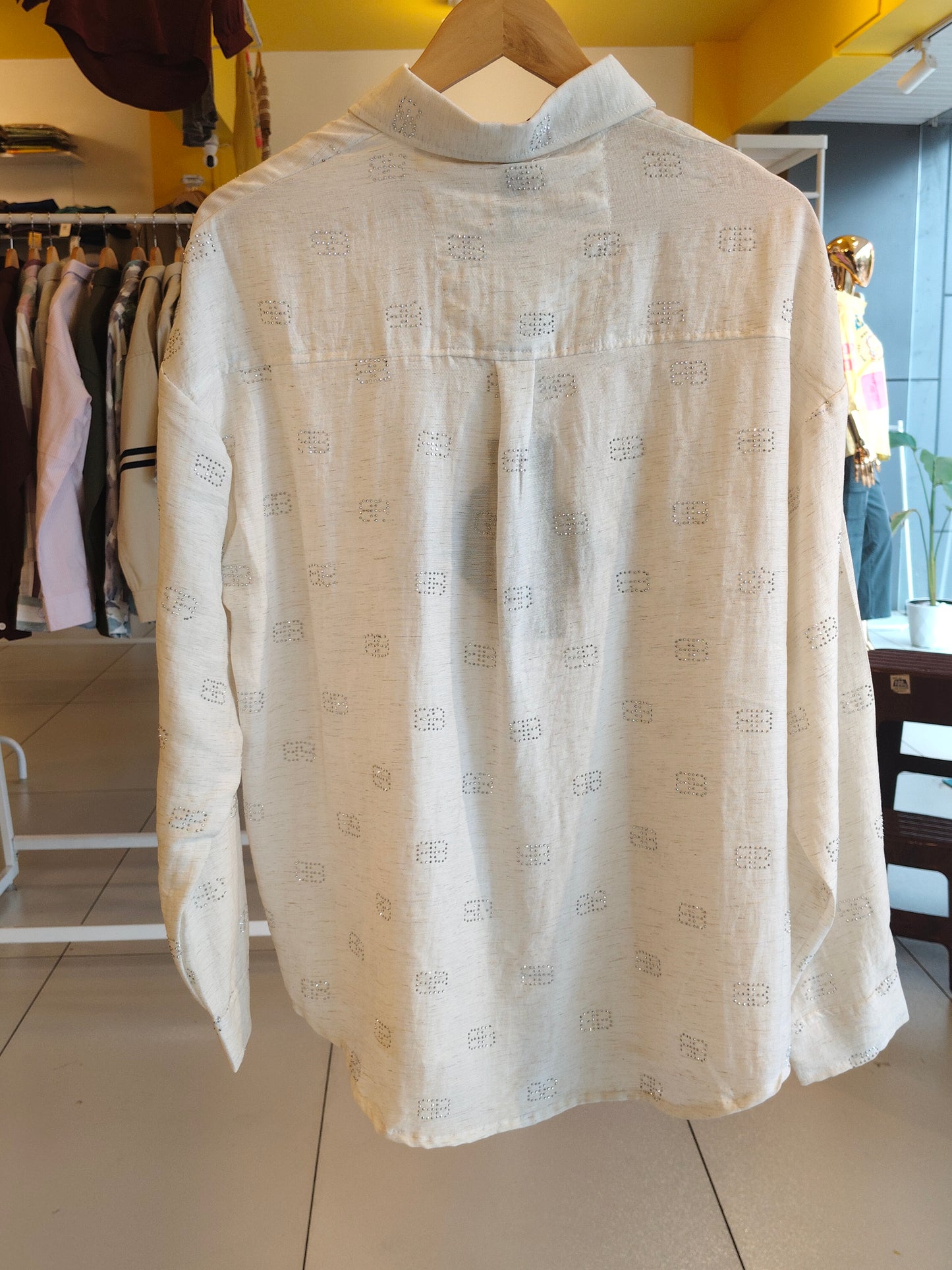 NEXT Printed Oversized Fit Shirt (Large)