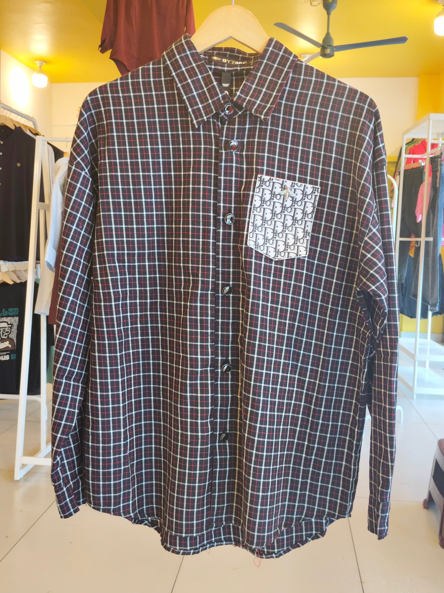 NEXT Printed Oversized Fit Shirt (Large)
