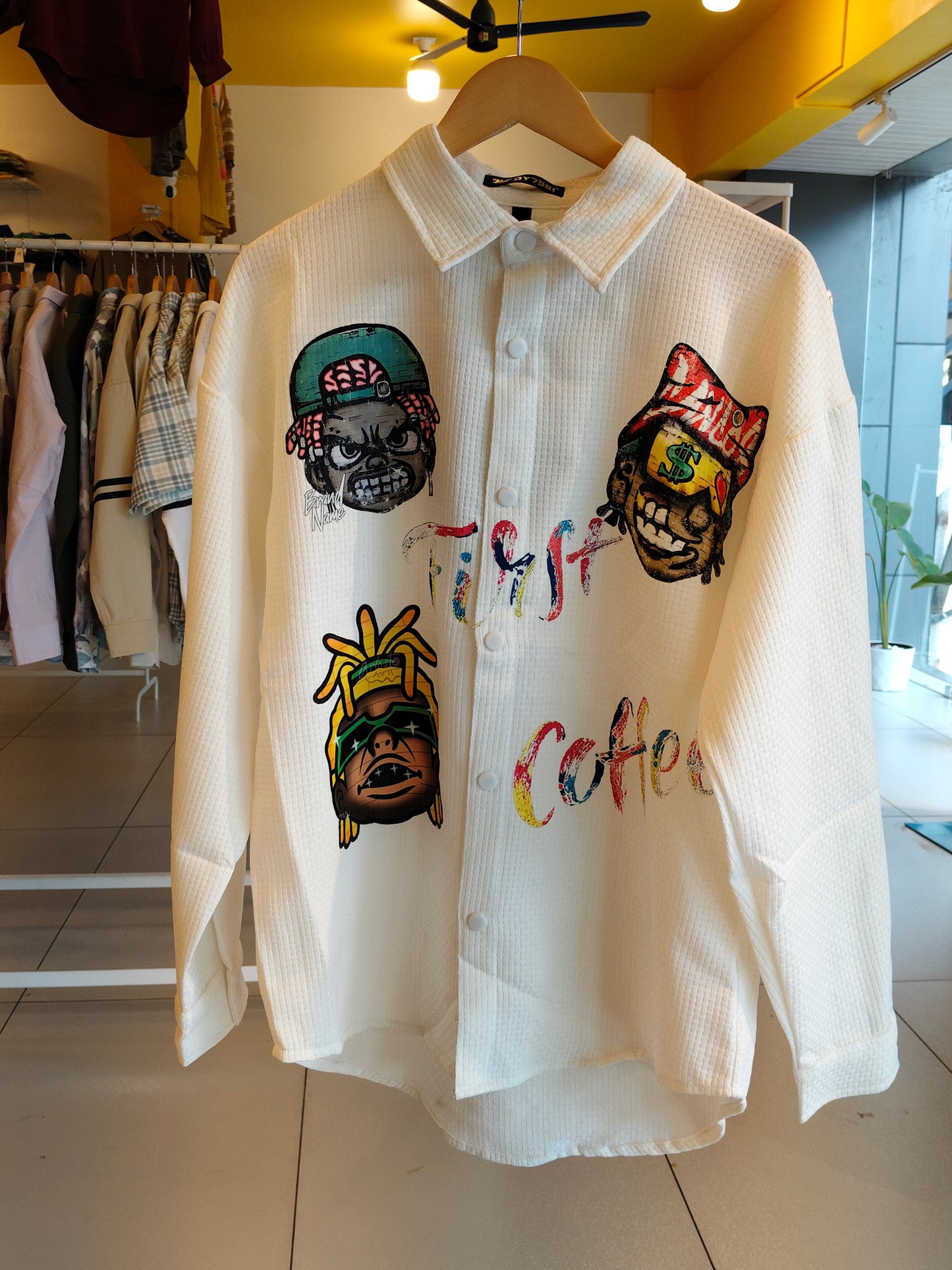 NEXT Printed Oversized Fit Shirt (XL)