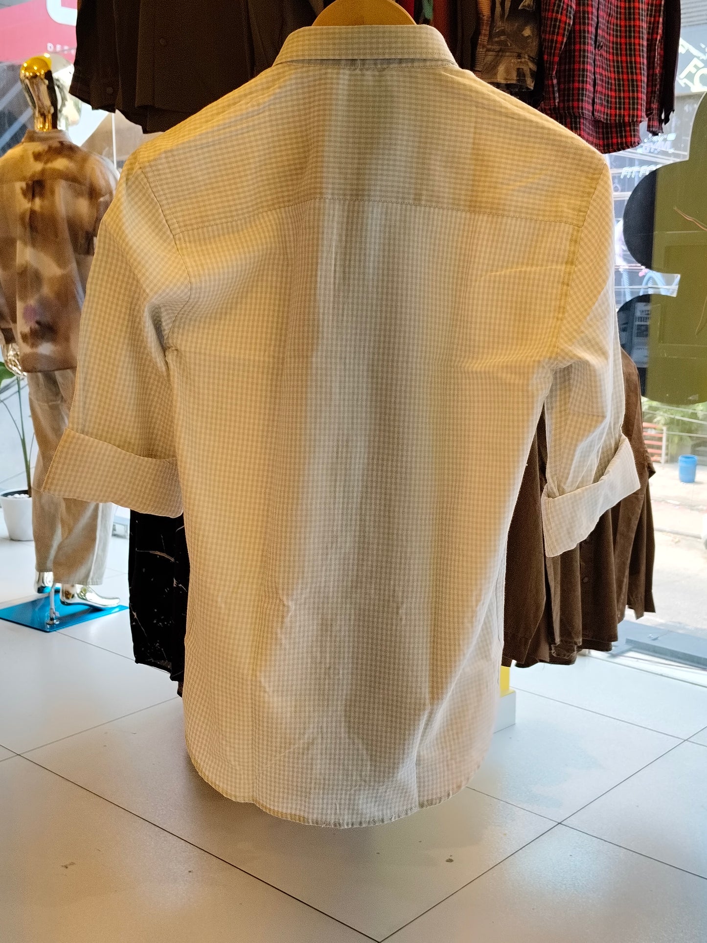 Oversized Drop Shoulder Shirt For Men (Medium)