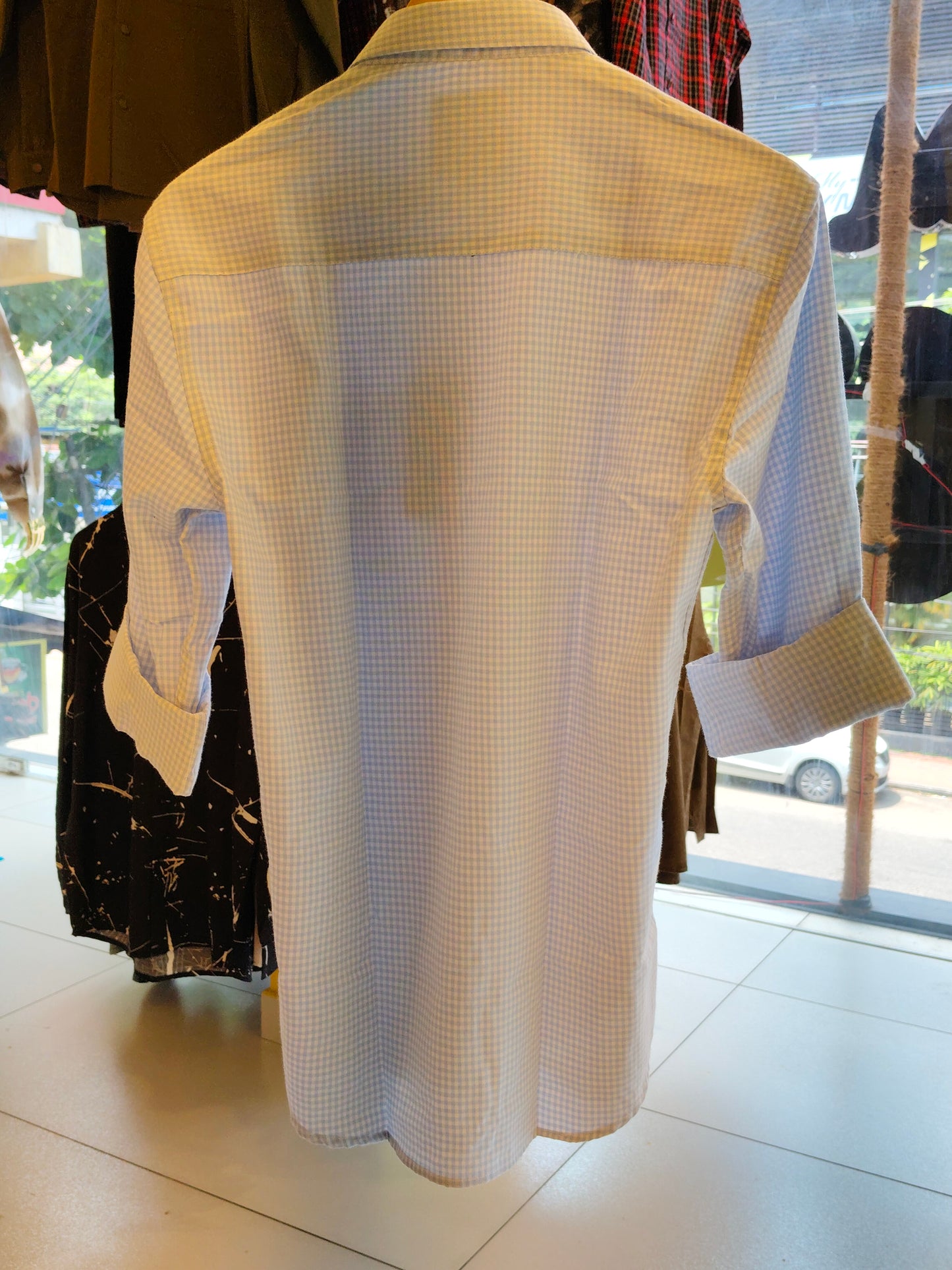 Oversized Drop Shoulder Shirt For Men (XL)