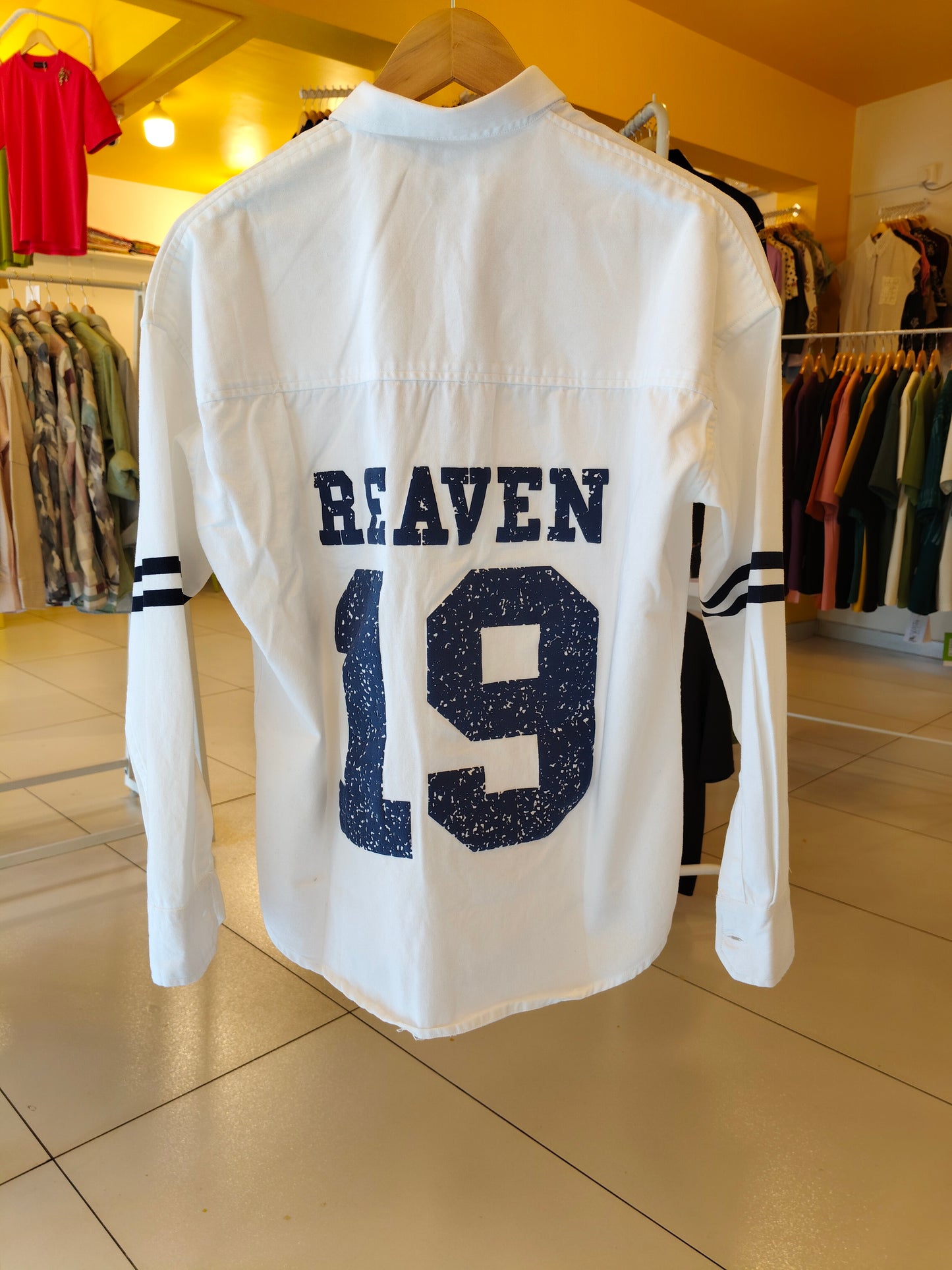 Oversized Drop Shoulder Shirt For Men (Medium)