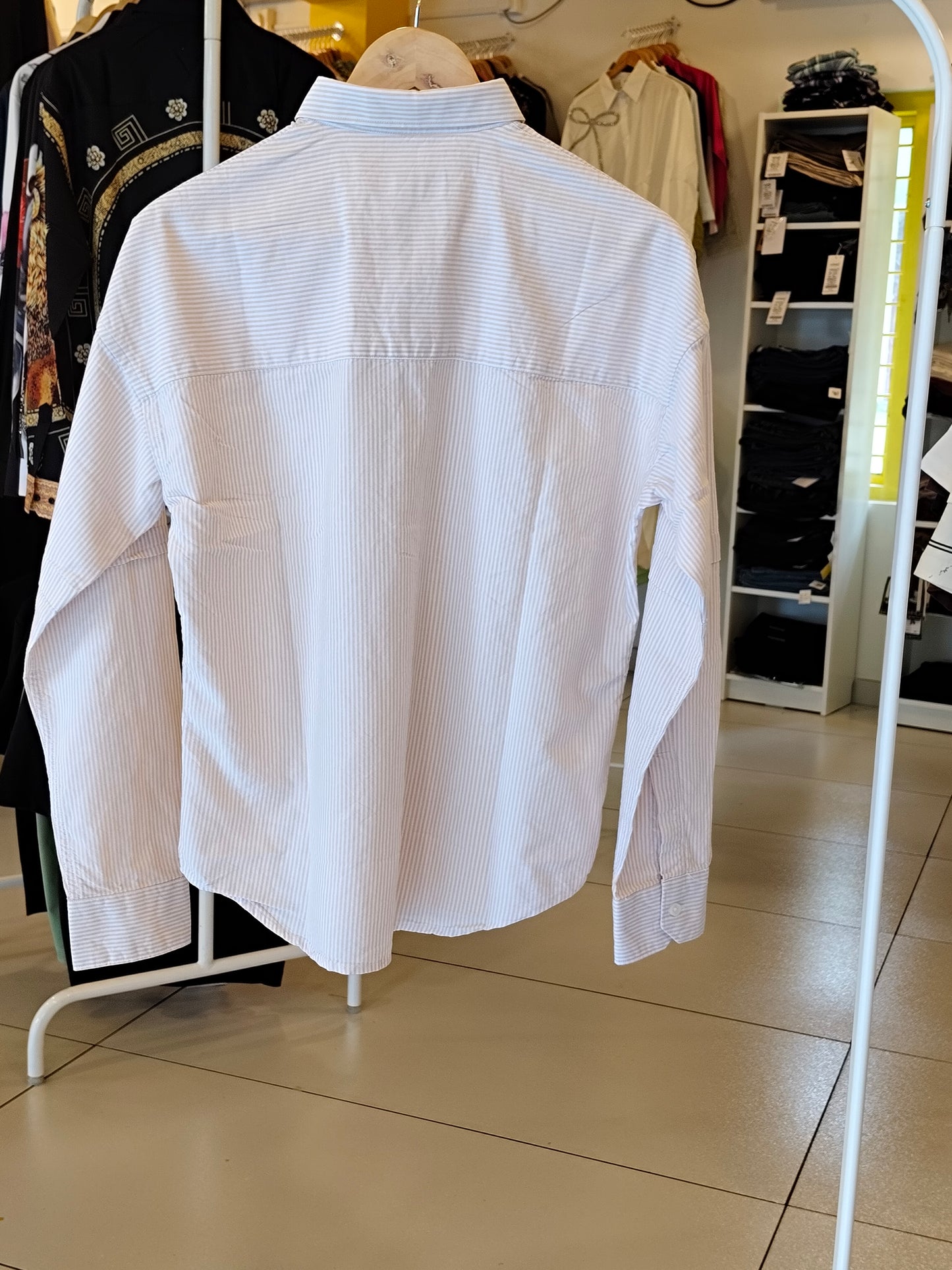 Oversized Drop Shoulder Shirt For Men (Medium)