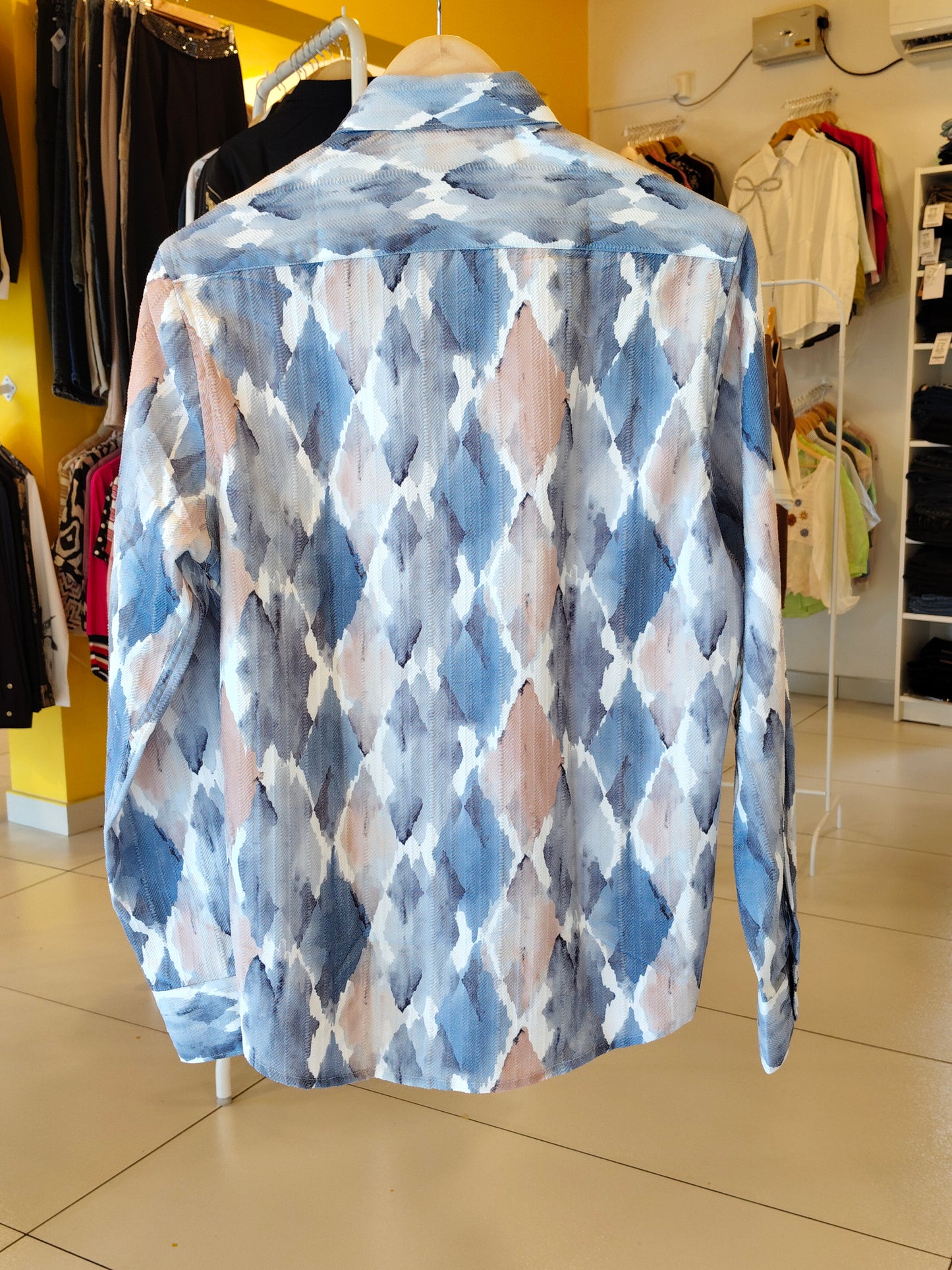 Oversized Drop Shoulder Shirt For Men (Medium)