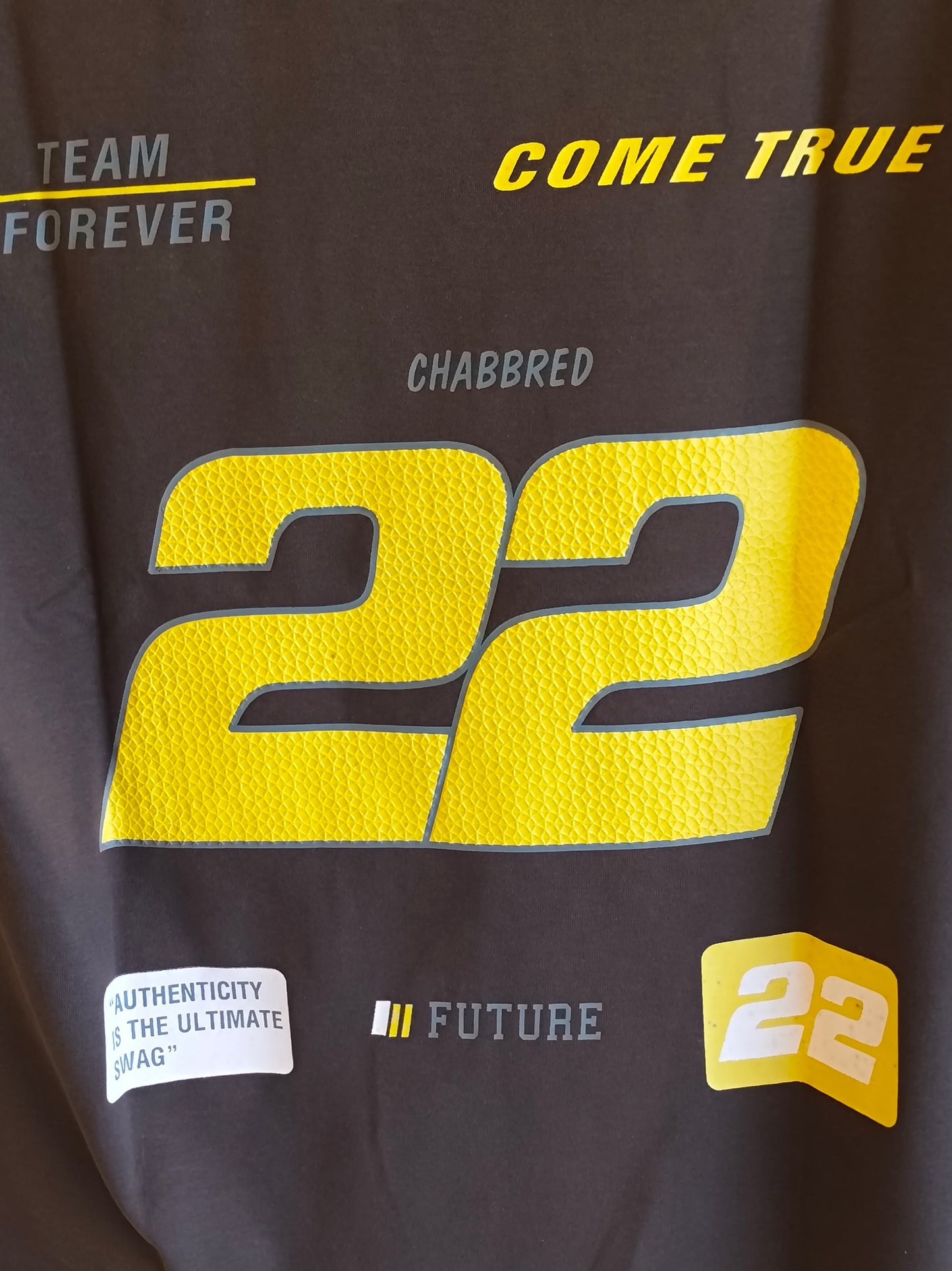 NEXT Printed Oversized Fit Round Neck T-shirt (Small)