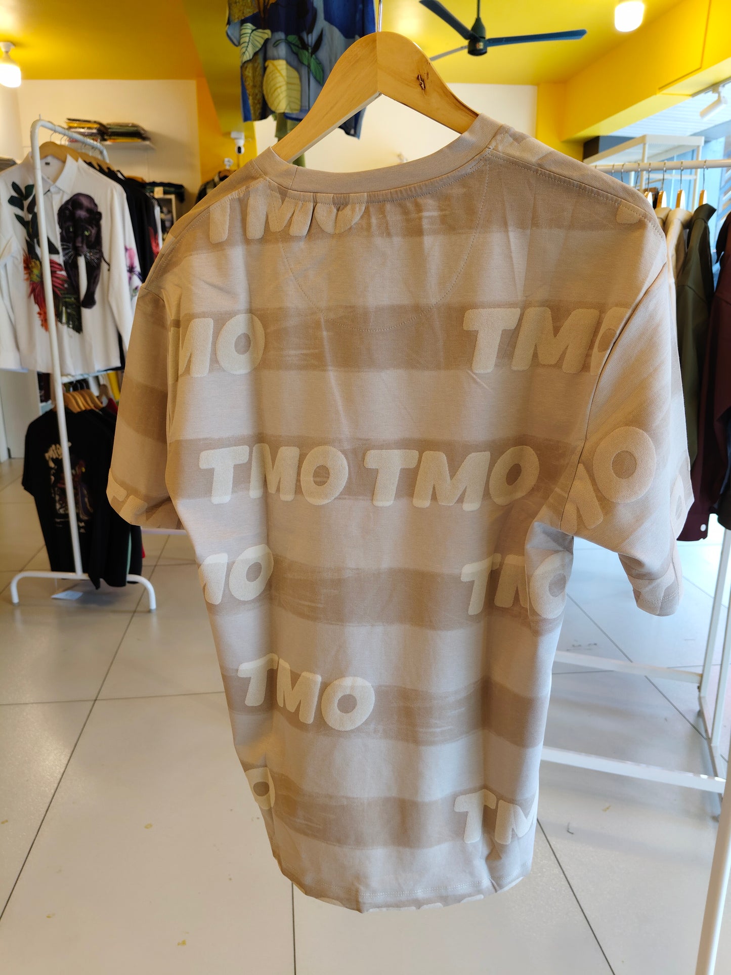 NEXT Printed Oversized Fit Round Neck T-shirt (Medium)