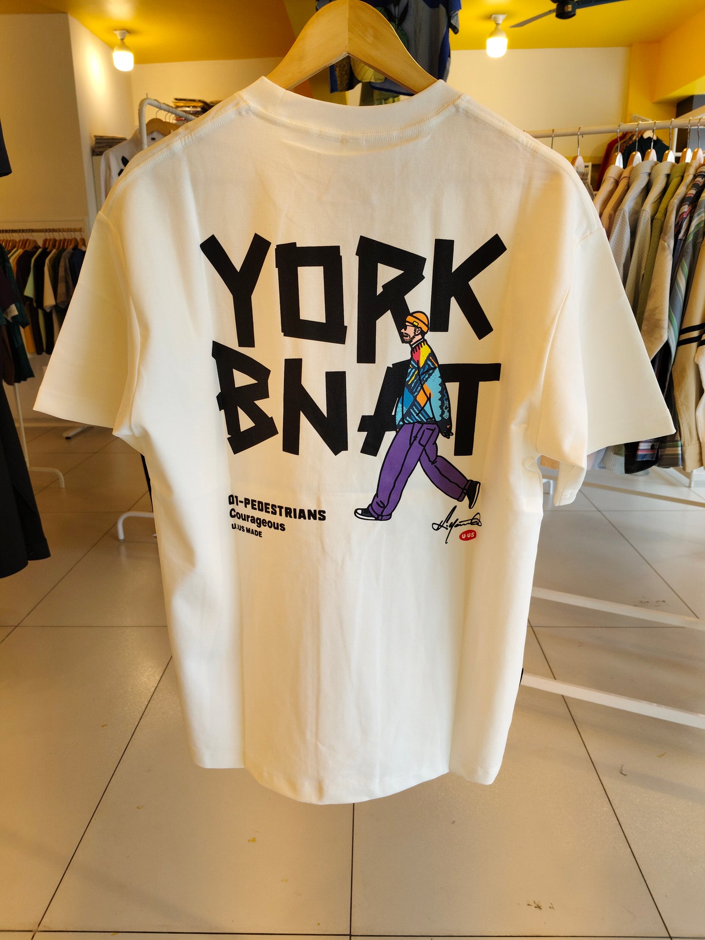 NEXT Printed Oversized Fit Round Neck T-shirt (Large)