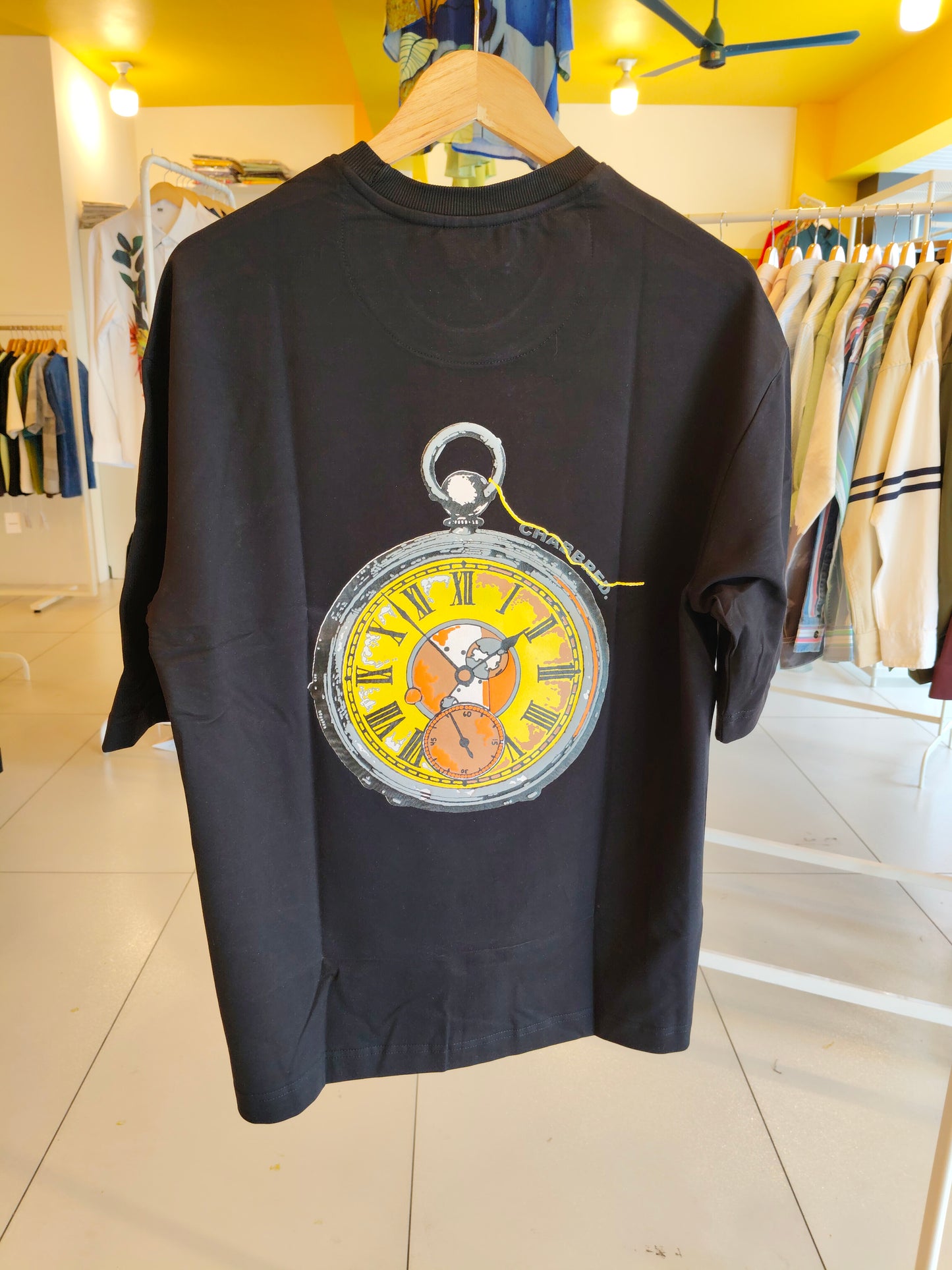 NEXT Printed Oversized Fit Round Neck T-shirt (Large)