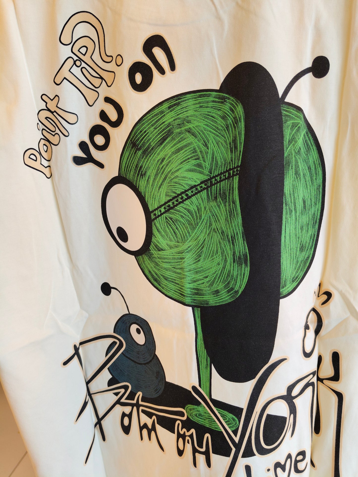 NEXT Printed Oversized Fit Round Neck T-shirt (XL)