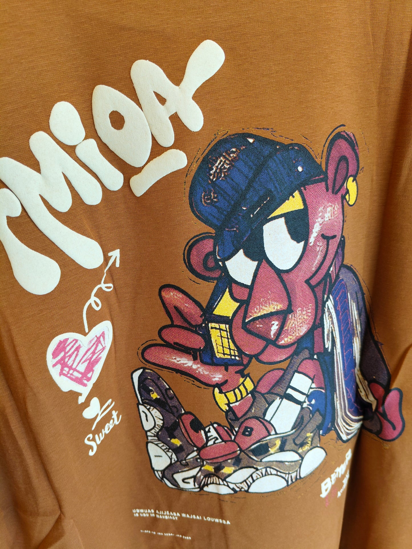 NEXT Printed Oversized Fit Round Neck T-shirt (XXL)