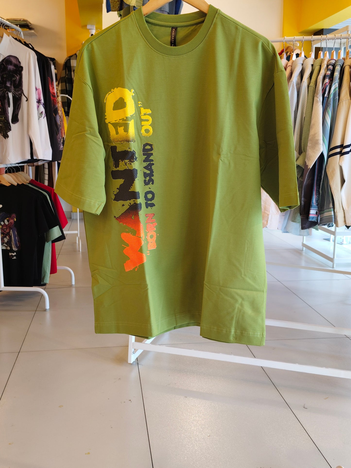 NEXT Printed Oversized Fit Round Neck T-shirt (XL)