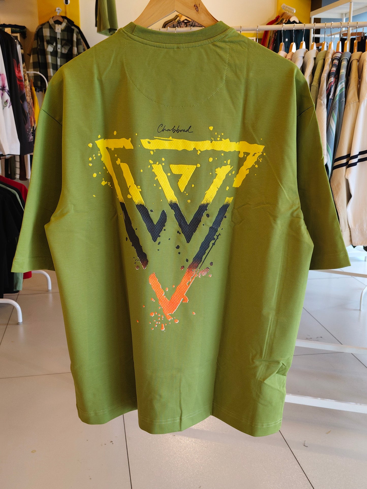 NEXT Printed Oversized Fit Round Neck T-shirt (XL)