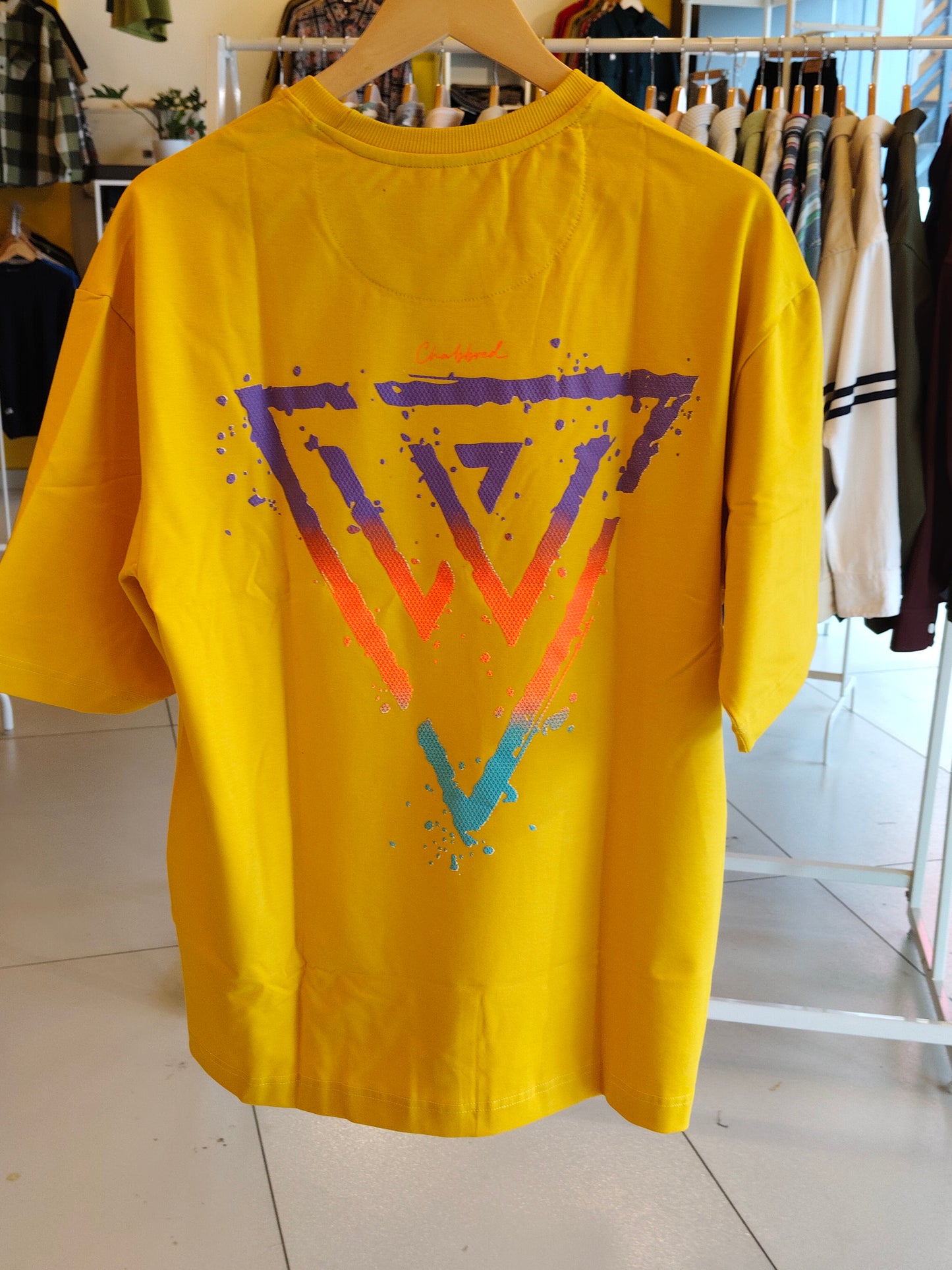 NEXT Printed Oversized Fit Round Neck T-shirt (XL)