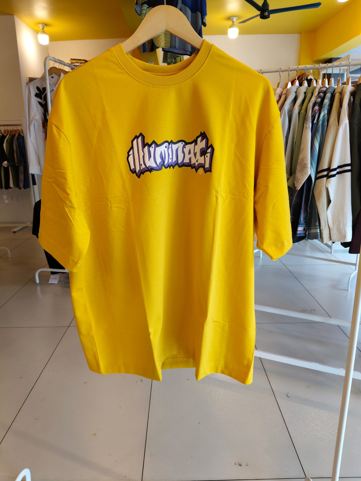 NEXT Printed Oversized Fit Round Neck T-shirt (XL)