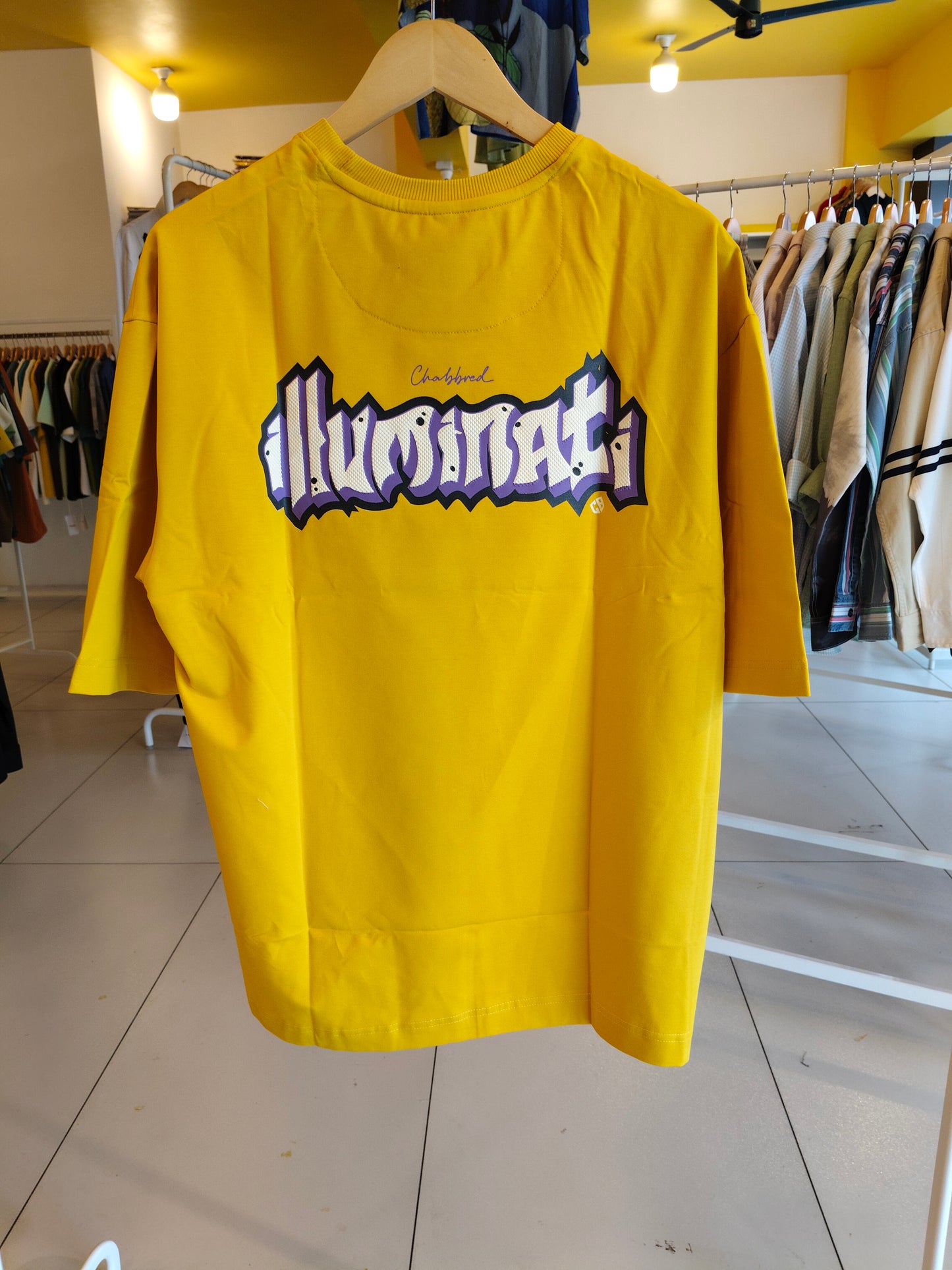 NEXT Printed Oversized Fit Round Neck T-shirt (XL)