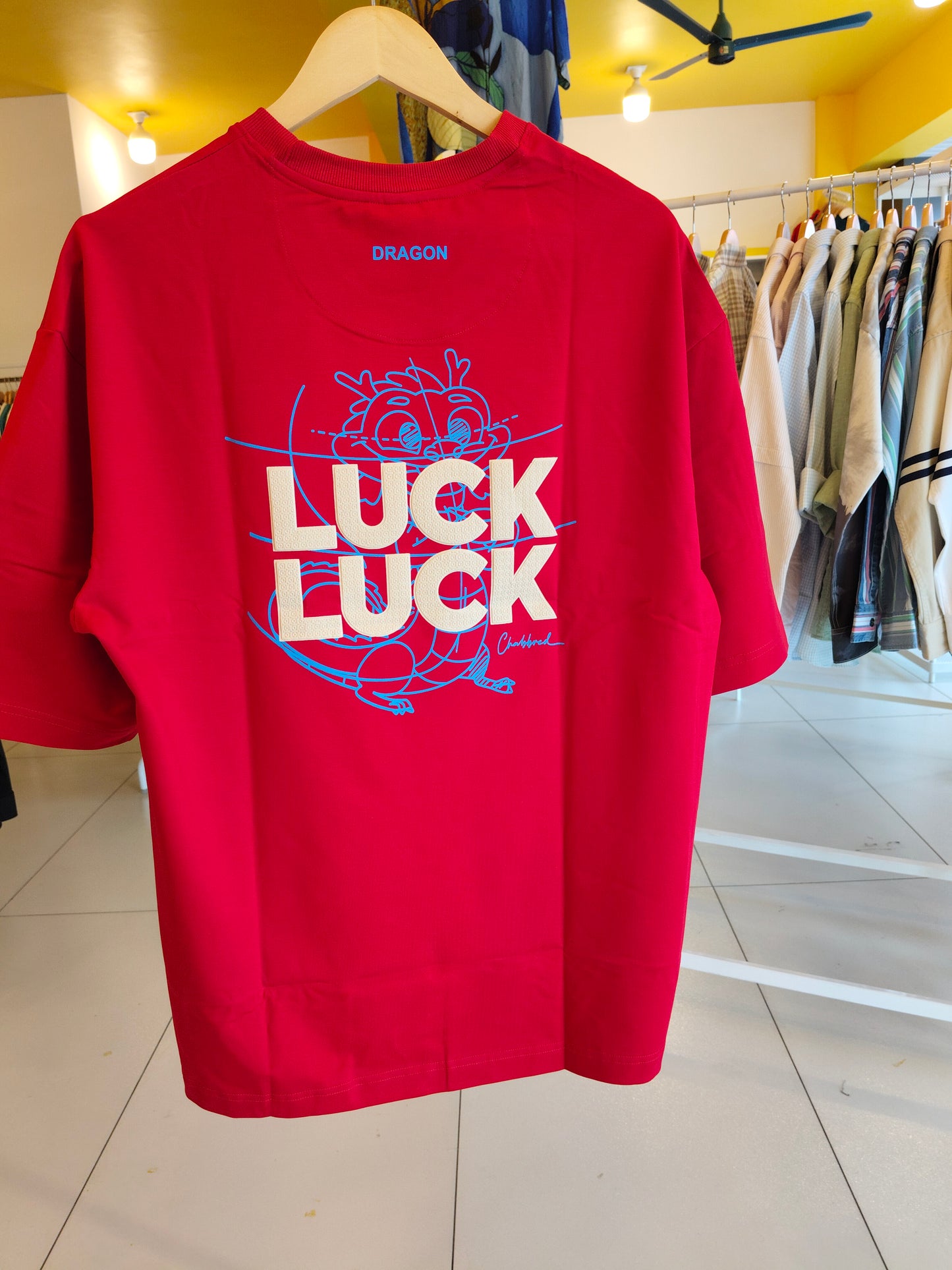 NEXT Printed Oversized Fit Round Neck T-shirt (XL)