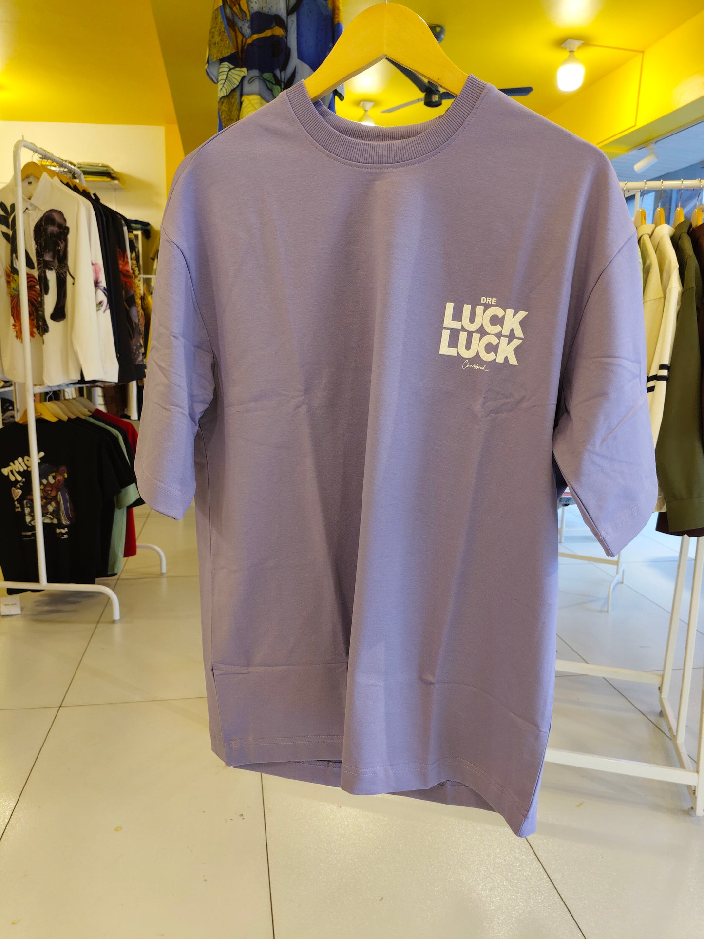 NEXT Printed Oversized Fit Round Neck T-shirt (LARGE)